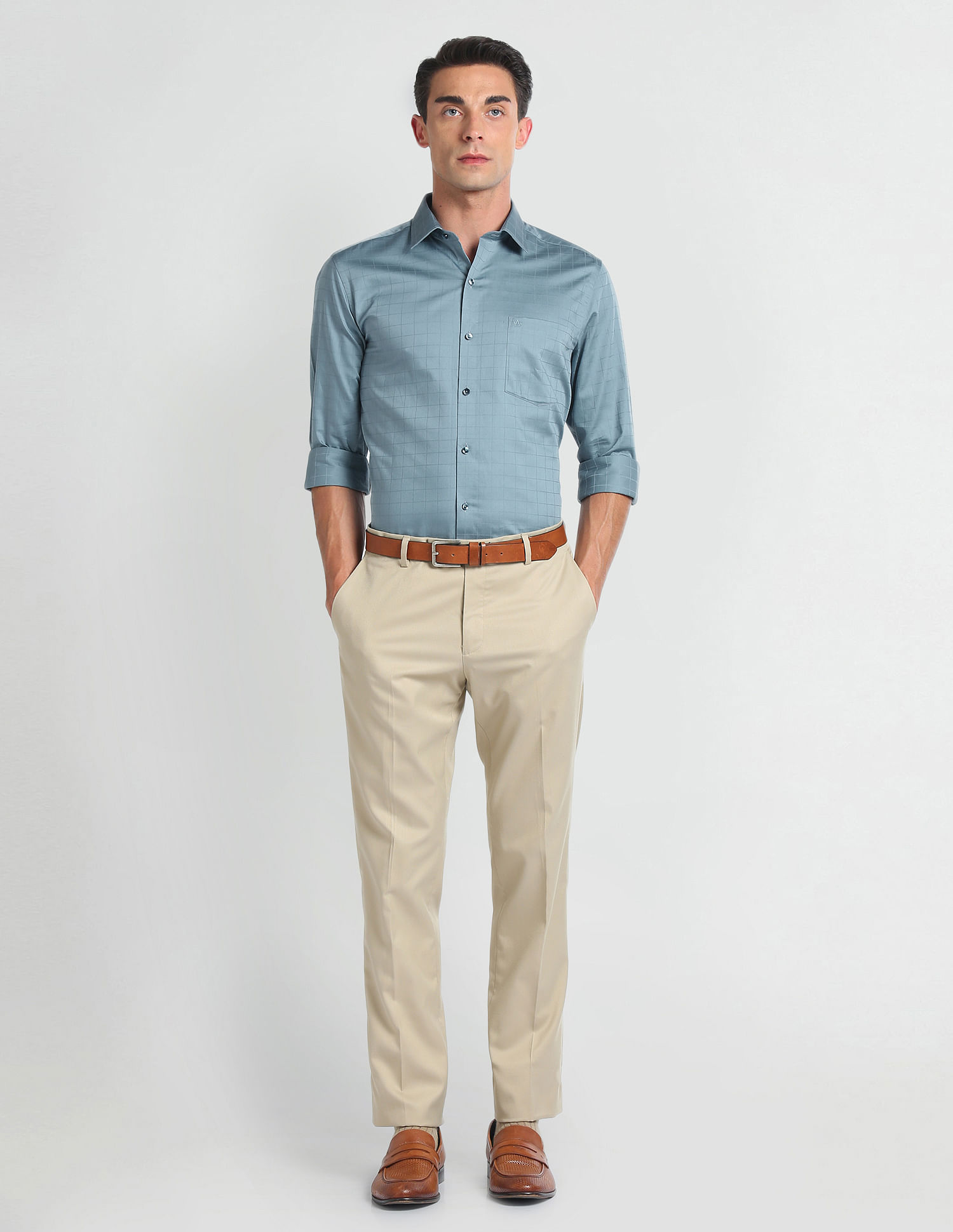 Arrow Auto Press Sateen Shirt