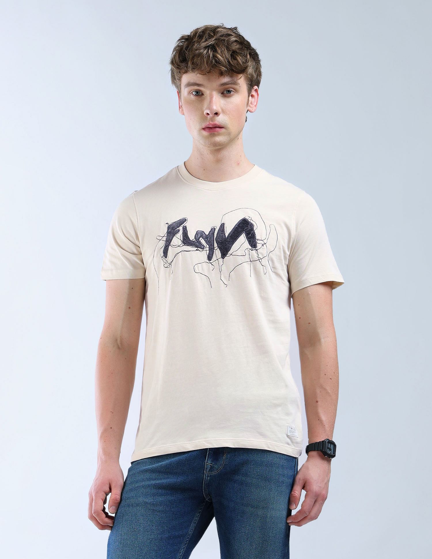 Flying Machine Graphic Printed Essentials T-Shirt