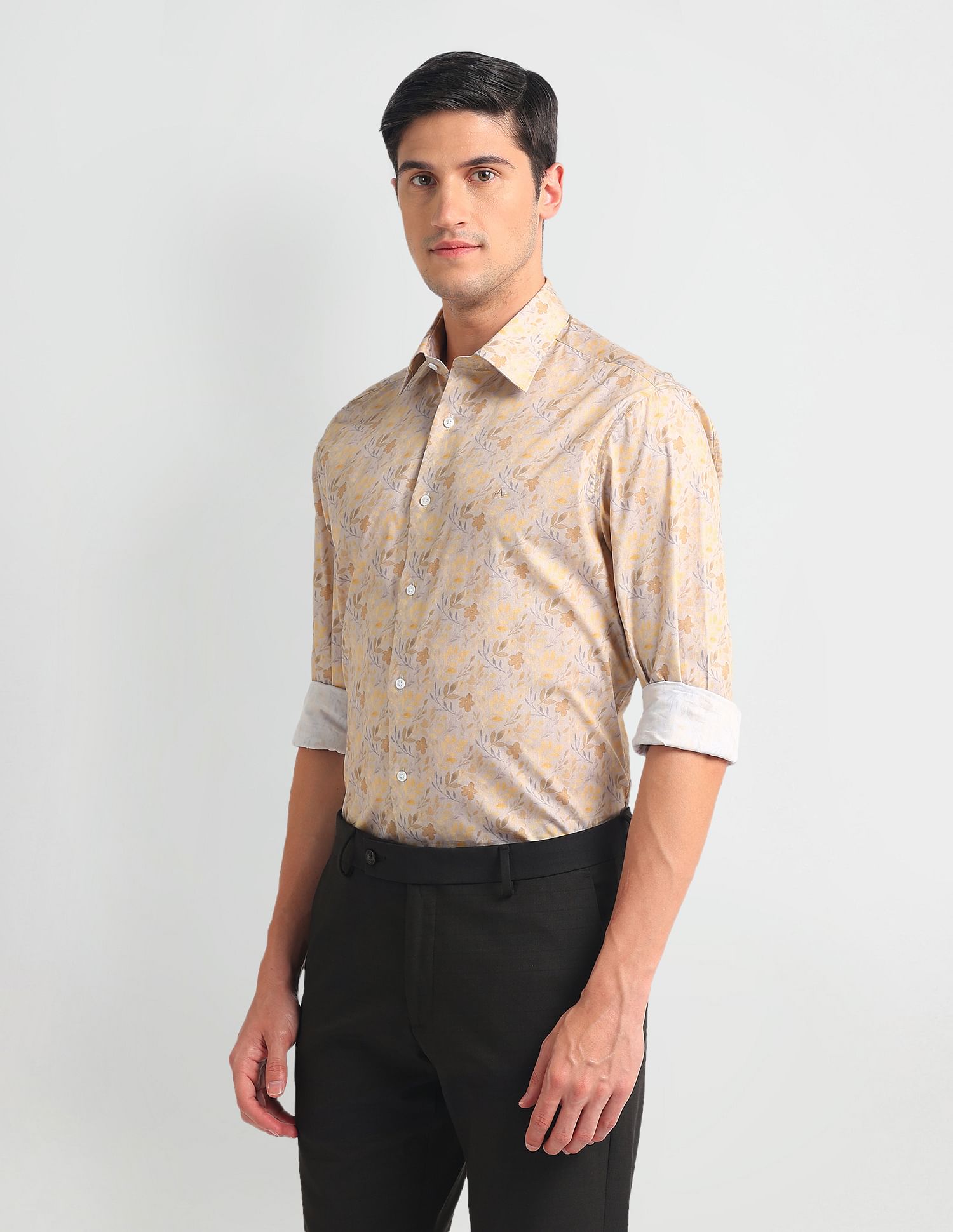 Arrow Floral Print Tailored 1851 Shirt