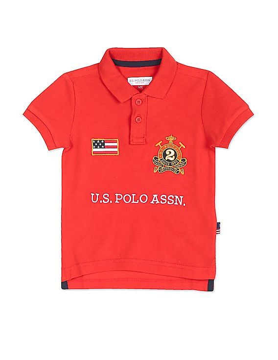 U.S. Polo Assn. Kids Cotton Embroidered Polo Shirt