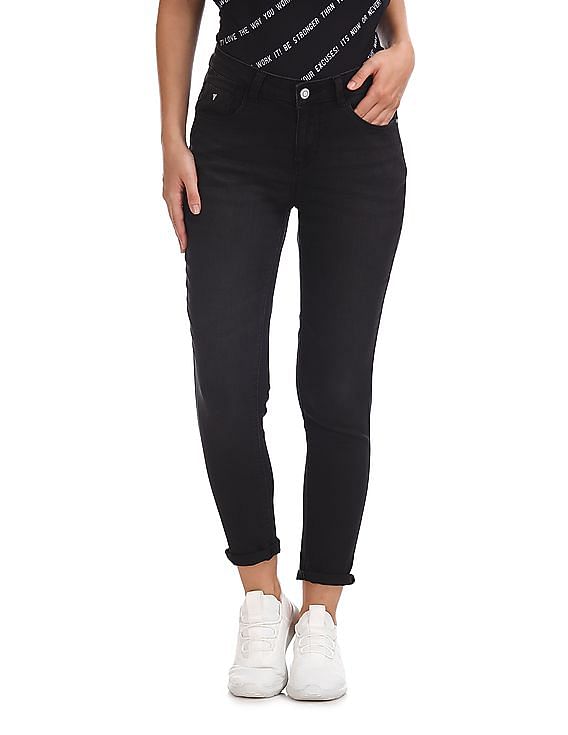 Flying Machine Women Veronica Skinny Fit Rinsed Jeans