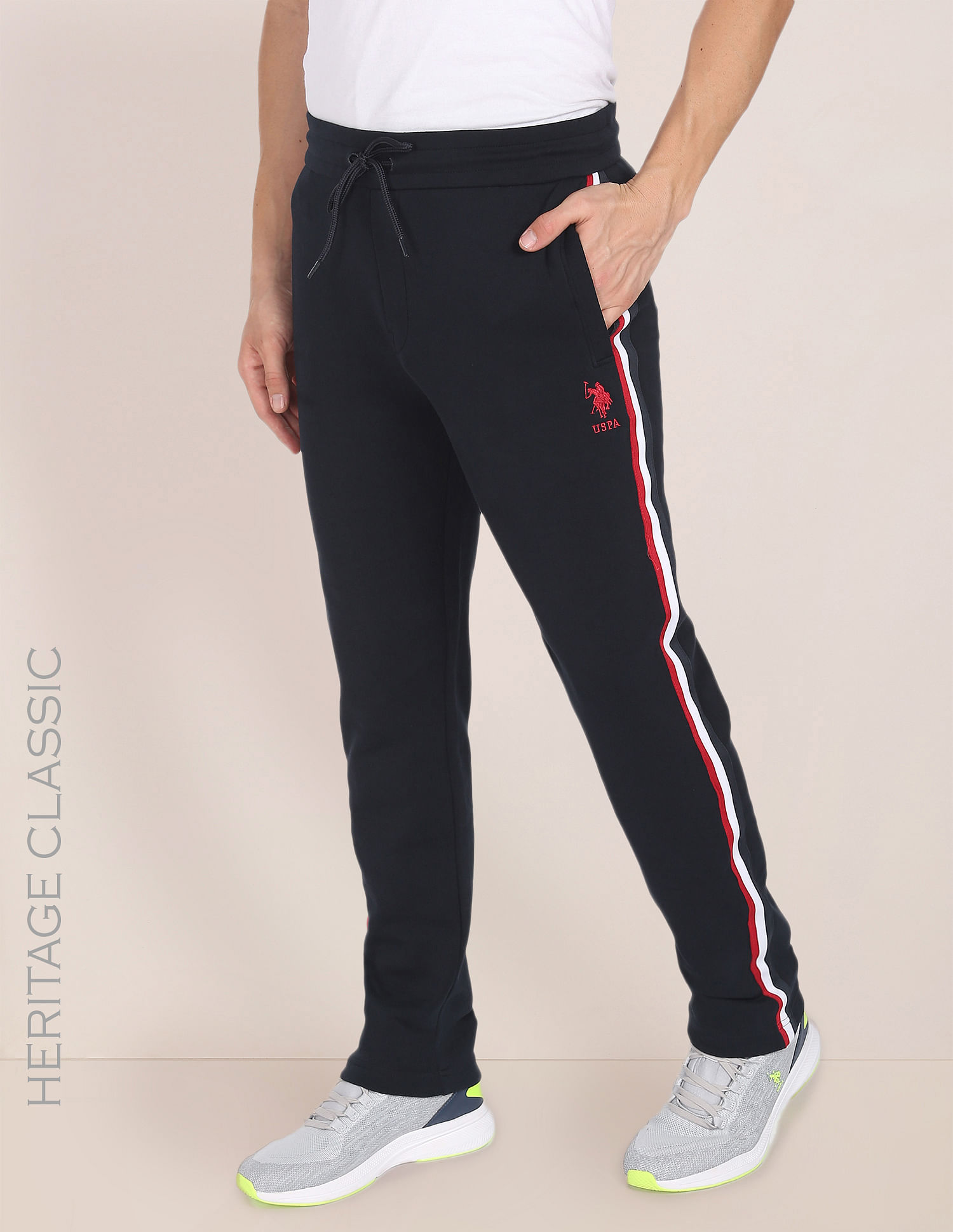 Buy New Balance Black Track Pants - Track Pants for Men 1813279 | Myntra