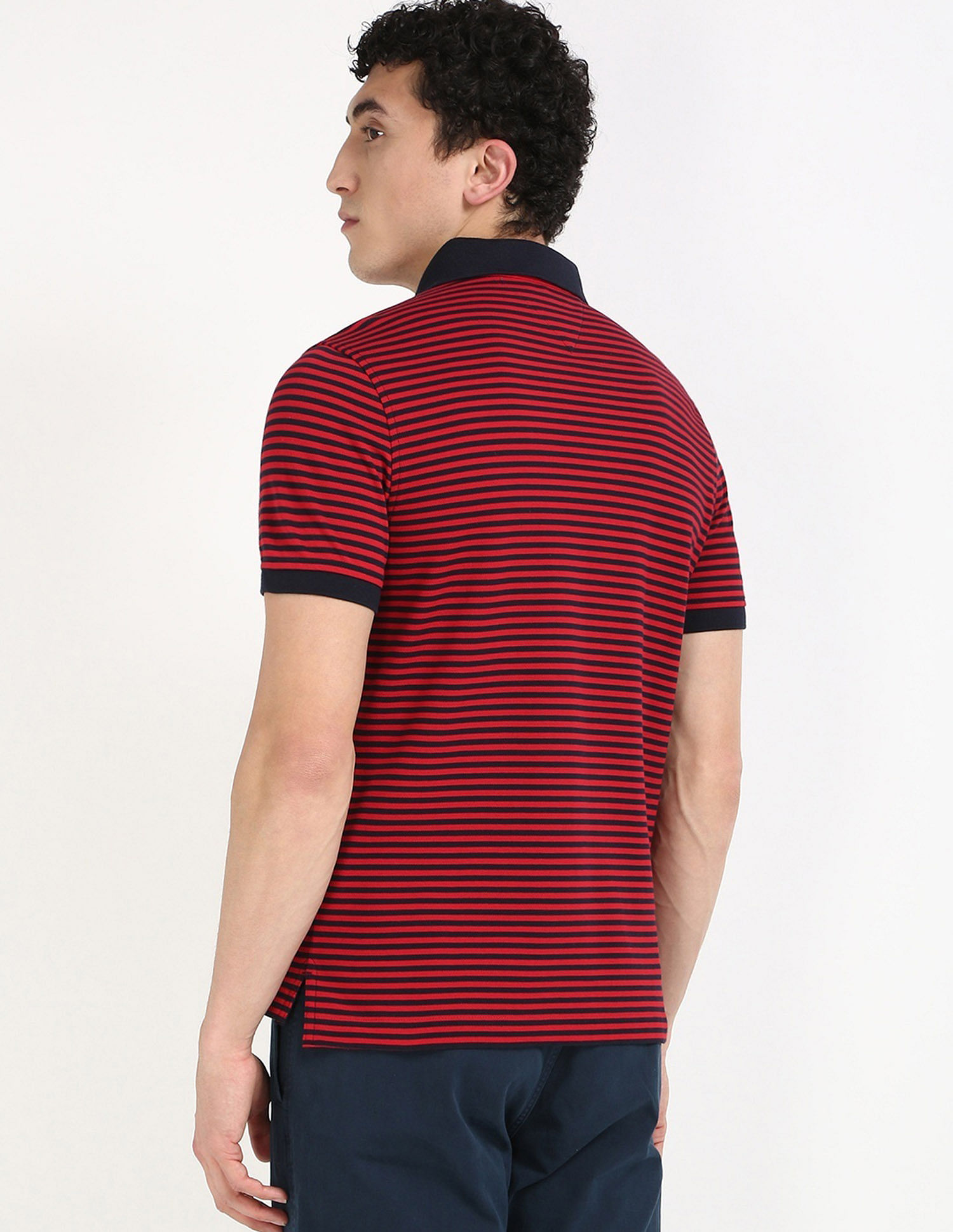 Tommy Hilfiger Striped Regular-Fit Cotton T-Shirt