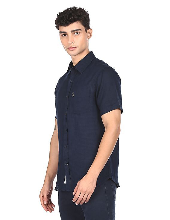 U.S. Polo Assn. Short Sleeve Solid Casual Shirt