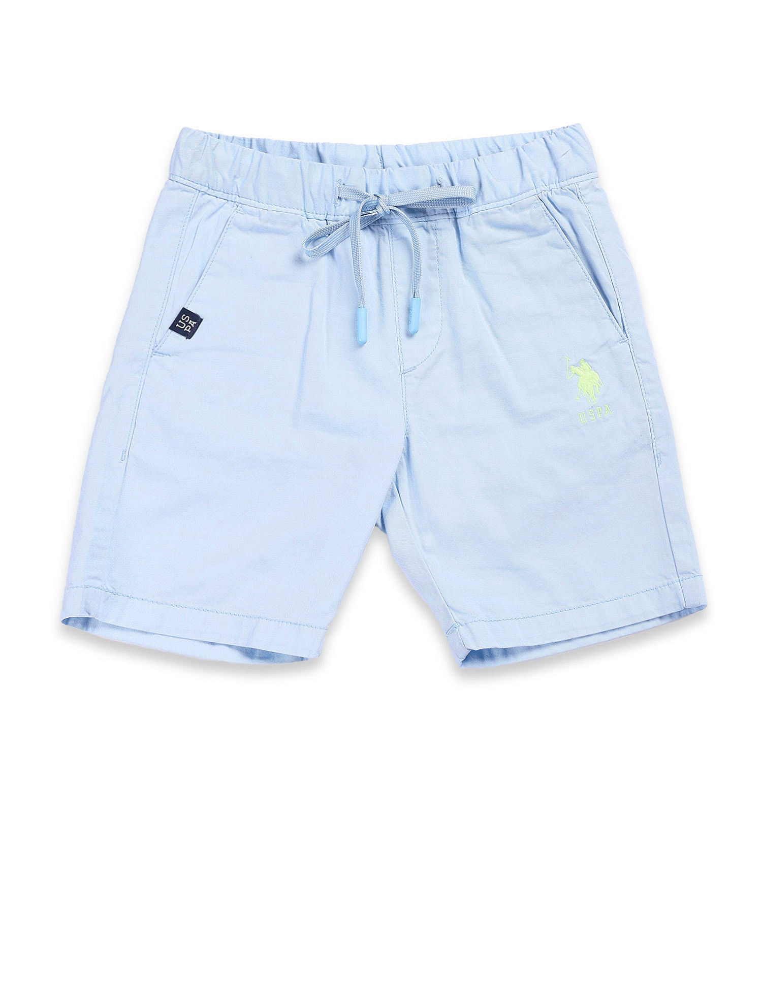 U.S. Polo Assn. Kids Boys Solid Twill Shorts
