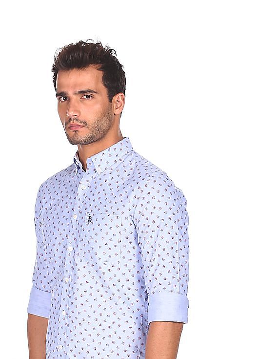 Us polo printed shirts sale