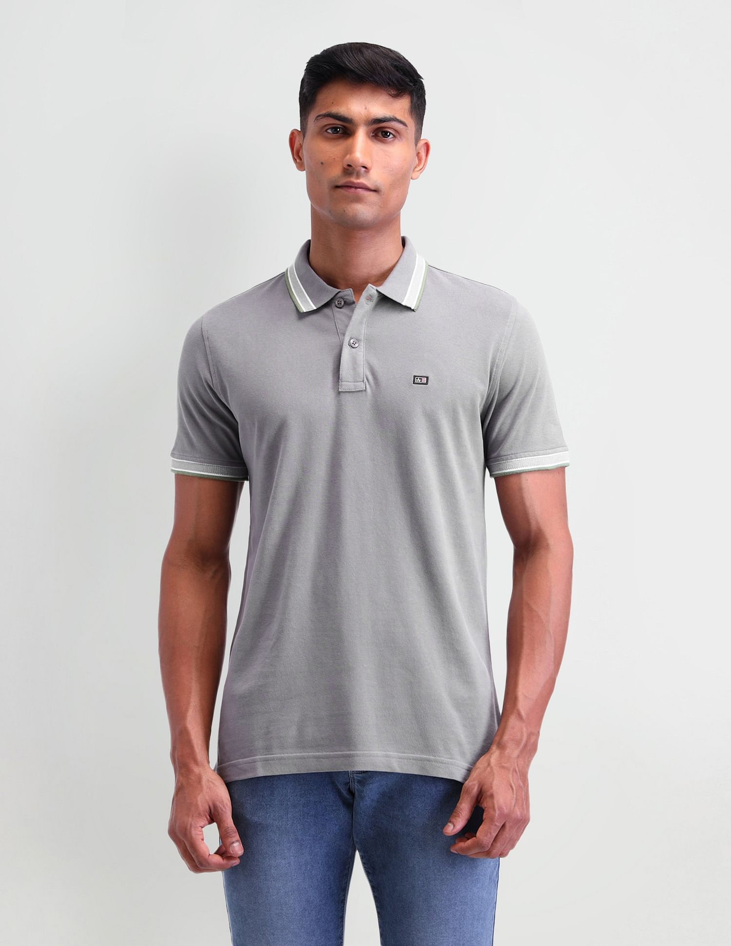Arrow Sport Solid Regular Fit Polo Shirt