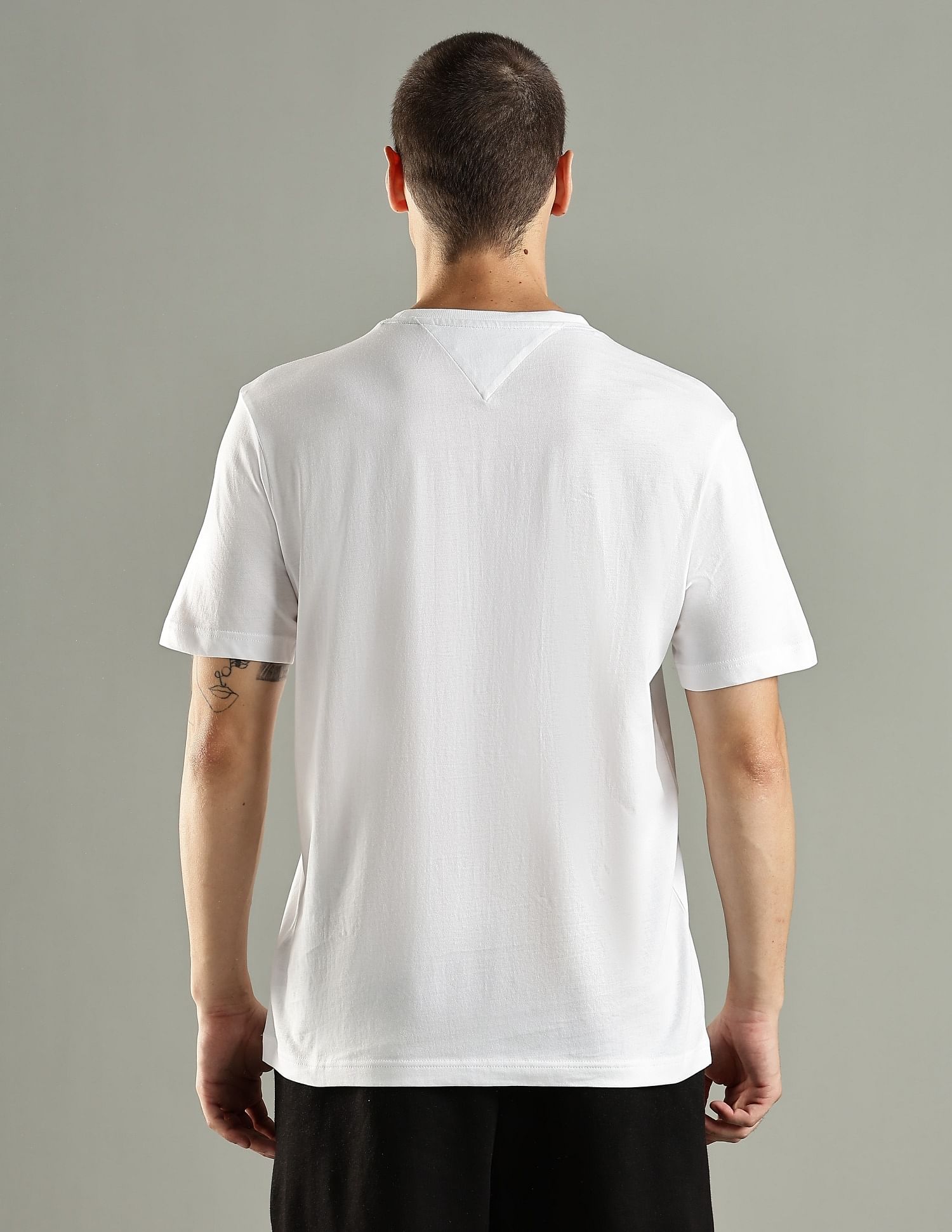 Tommy Hilfiger Logo Regular Fit Cotton T-Shirt