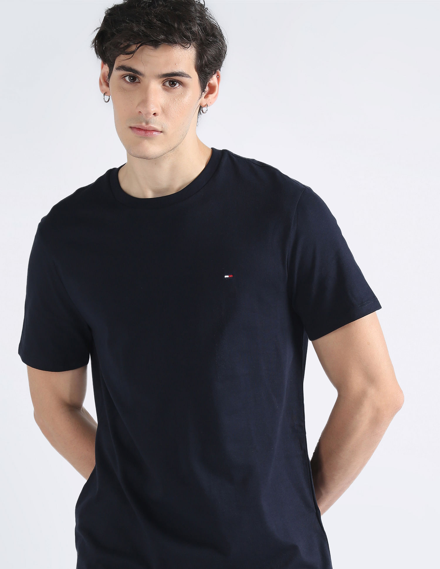 Tommy Hilfiger Solid Cotton Nantucket T-Shirt