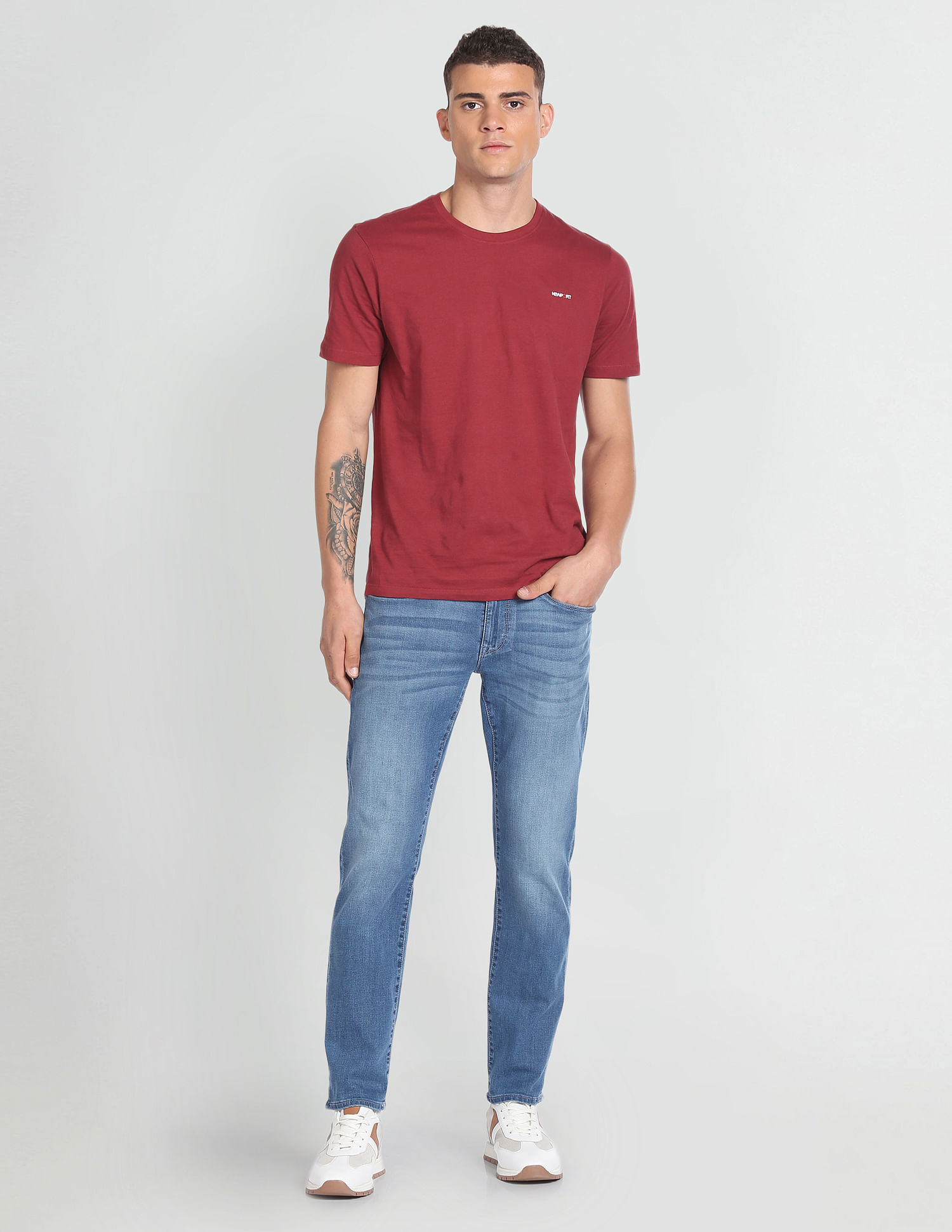 Flying Machine Slash Slim Tapered Fit F-Lite Jeans
