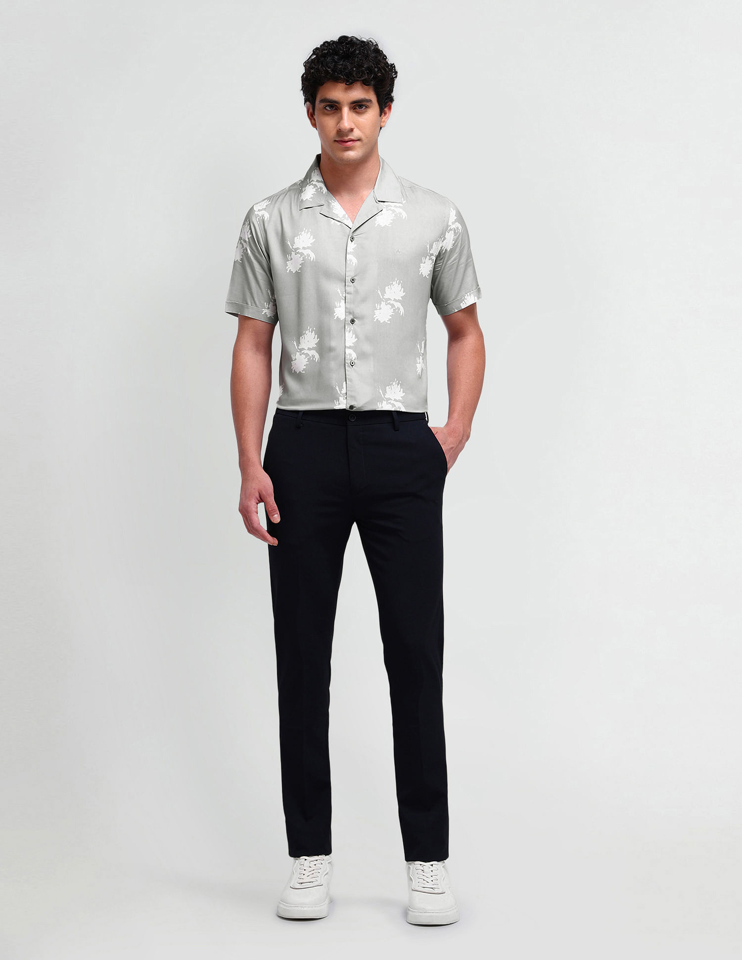Arrow Newyork Brooklyn Fit Abstract Shirt