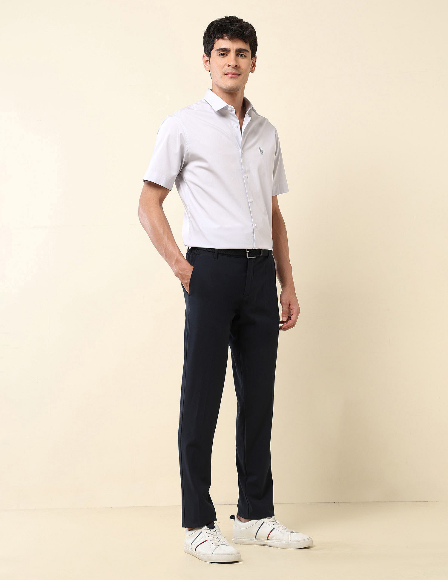 U.S. Polo Assn. Tailored Fit Poplin Shirt