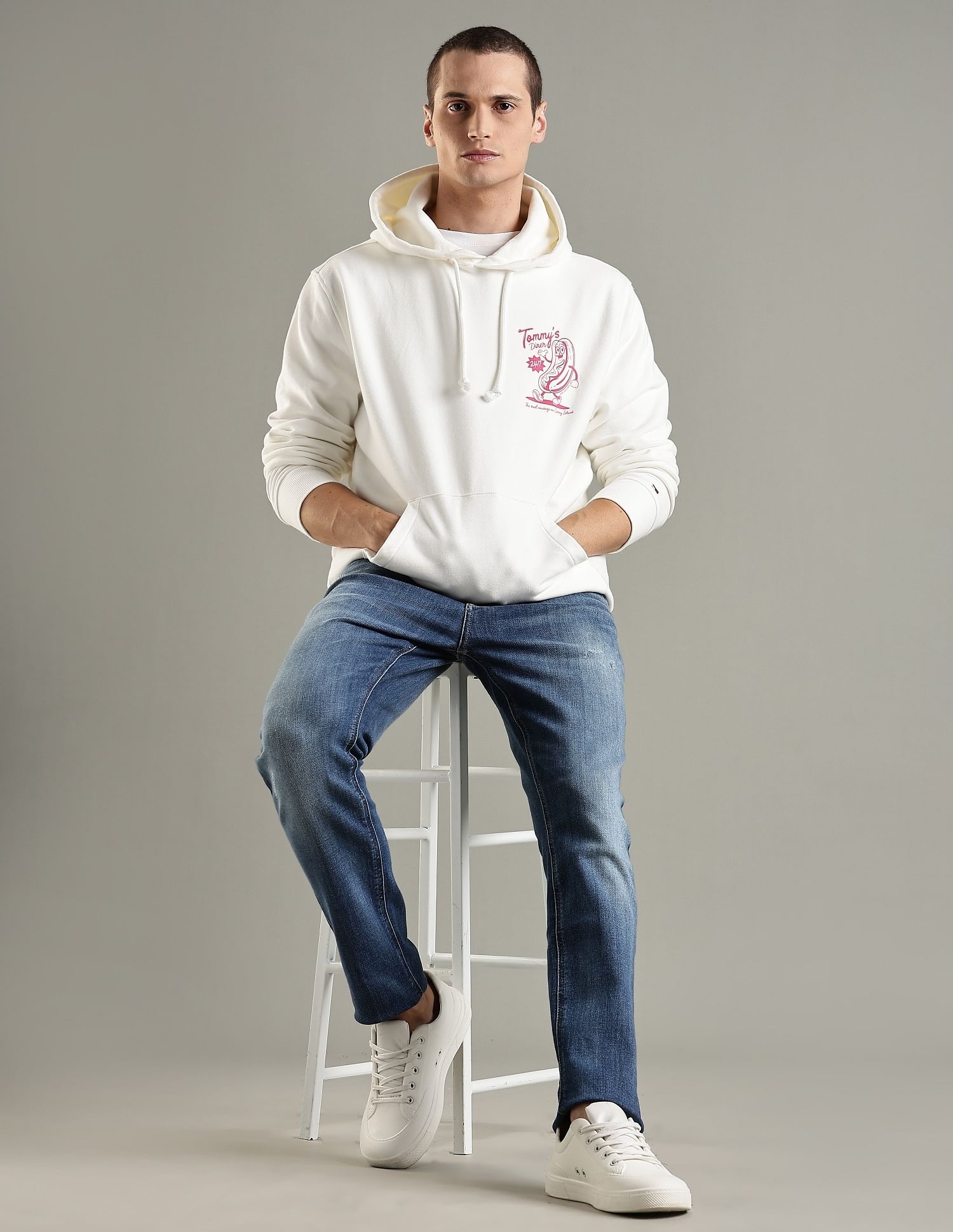 Tommy Hilfiger Cotton Slim Fit Mid Rise Jeans
