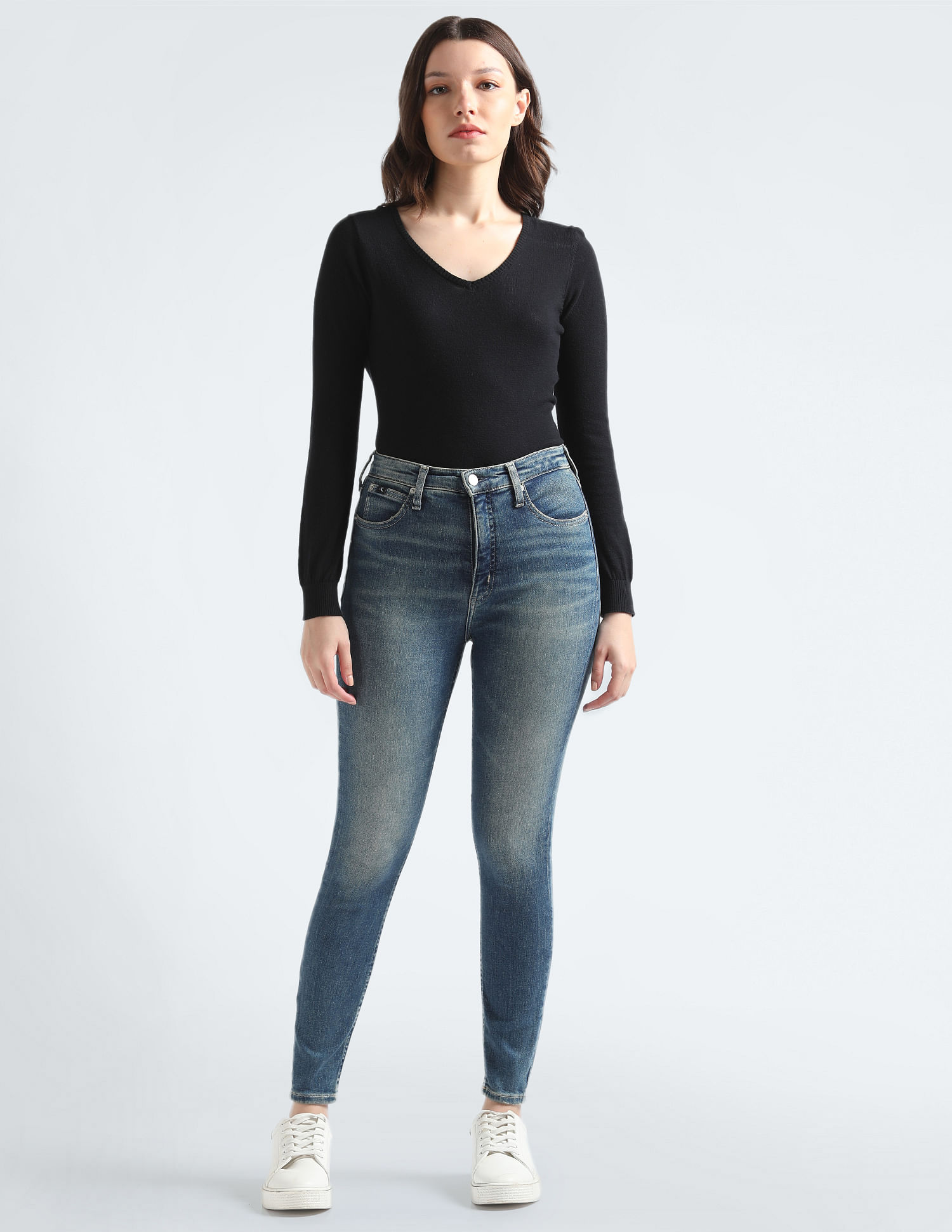 Calvin Klein Jeans High Rise Super Skinny Jeans