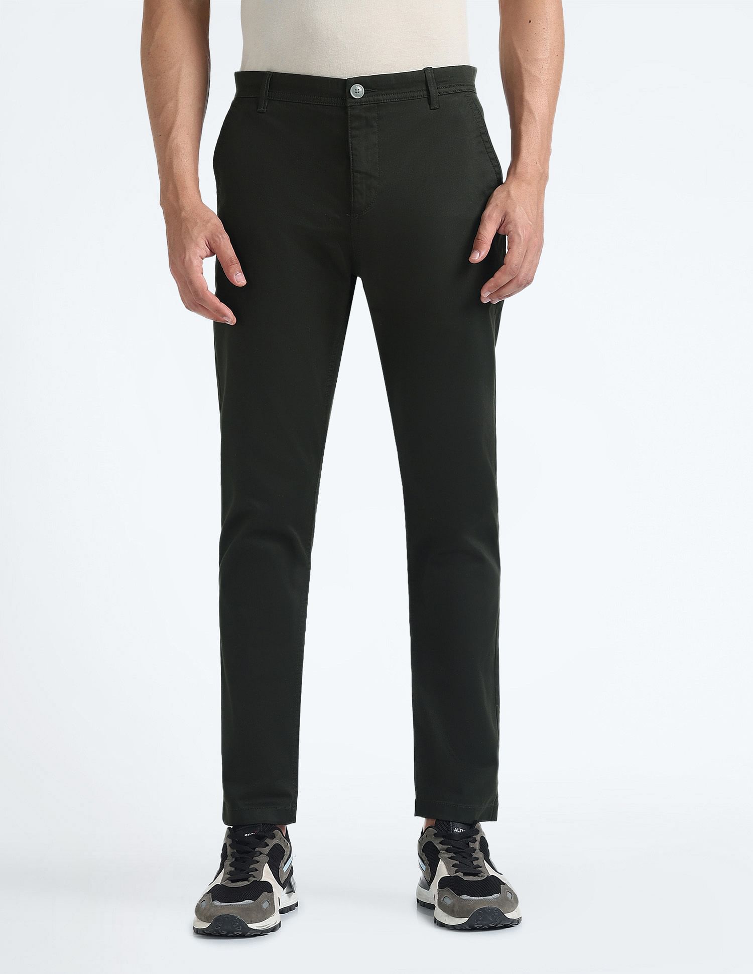 Flying Machine Slash Slim Tapered Fit Twill Chinos