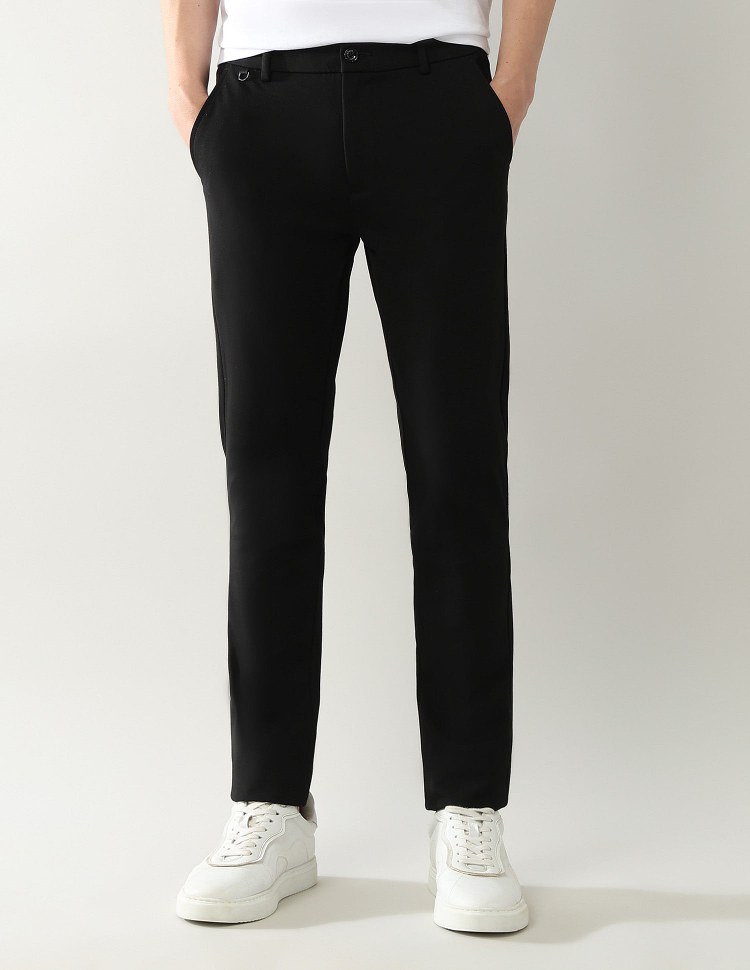 Arrow Sport Slim Fit Knitted Autoflex Trousers