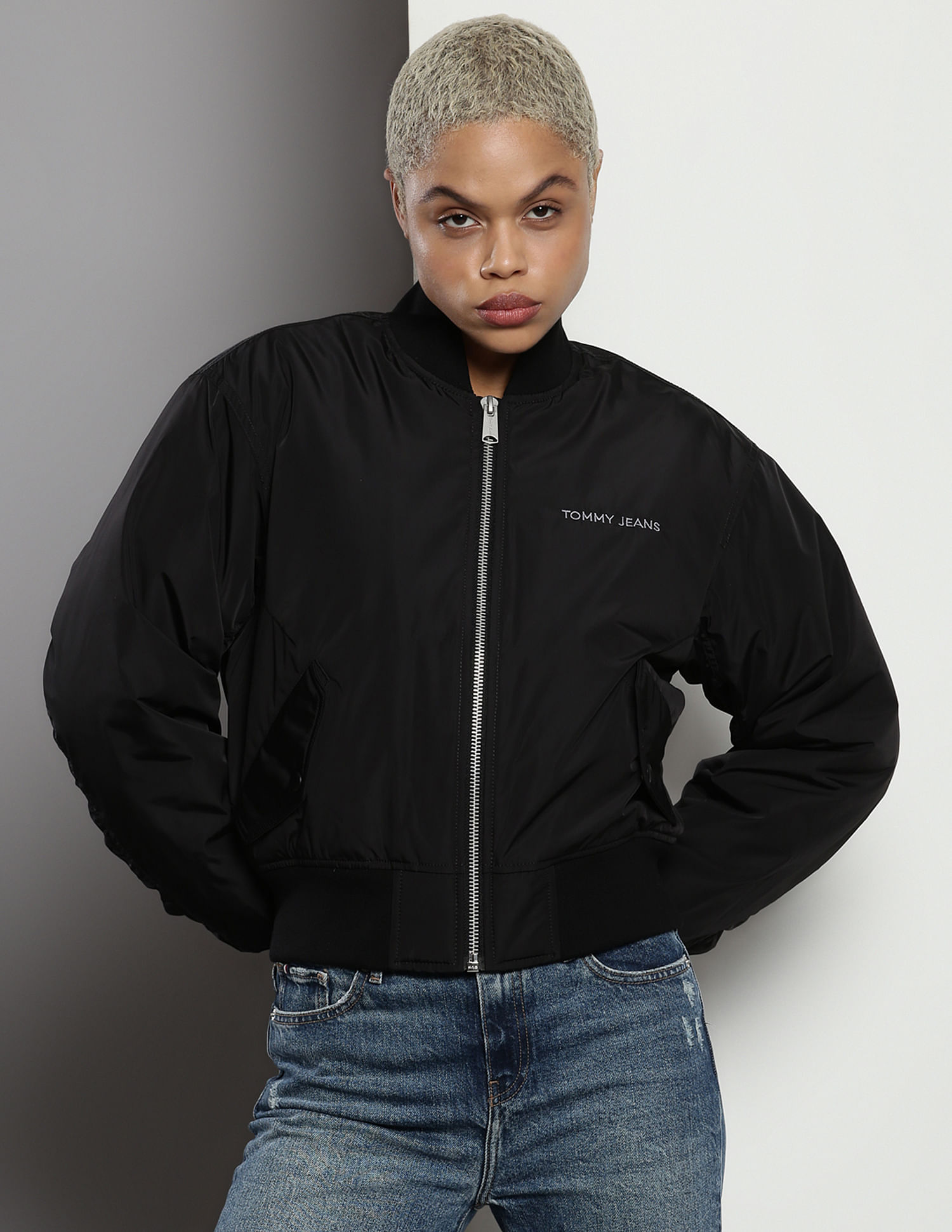 Tommy Hilfiger Kids Recycled Polyester Bomber Jacket