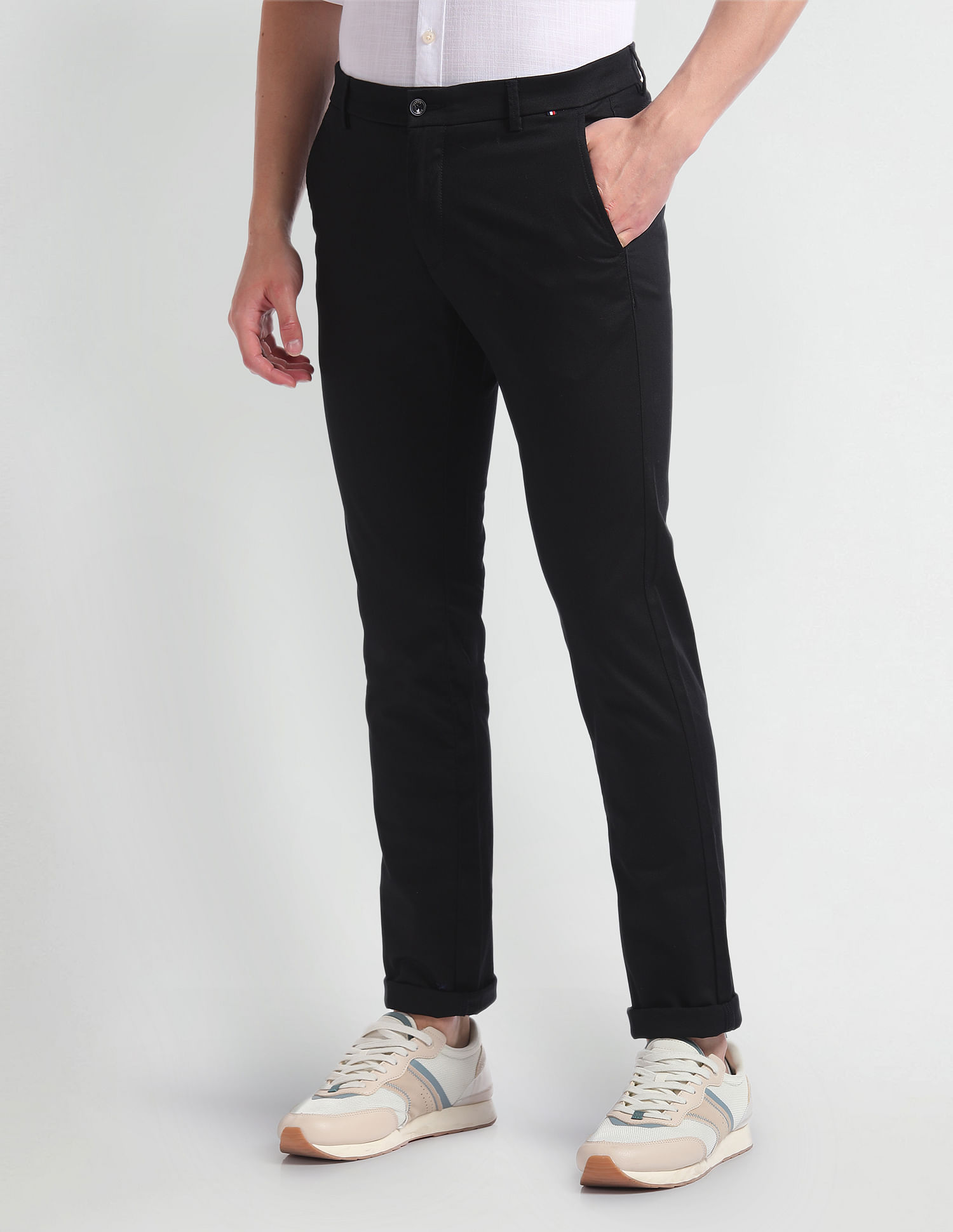 Arrow Sports Smart Flex Slim Fit Trousers