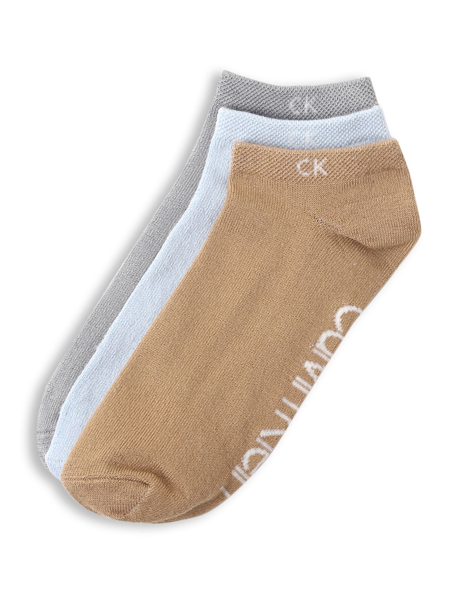 Buy Calvin Klein Women No Show Length Super Soft Socks Pack Of 3 NNNOW