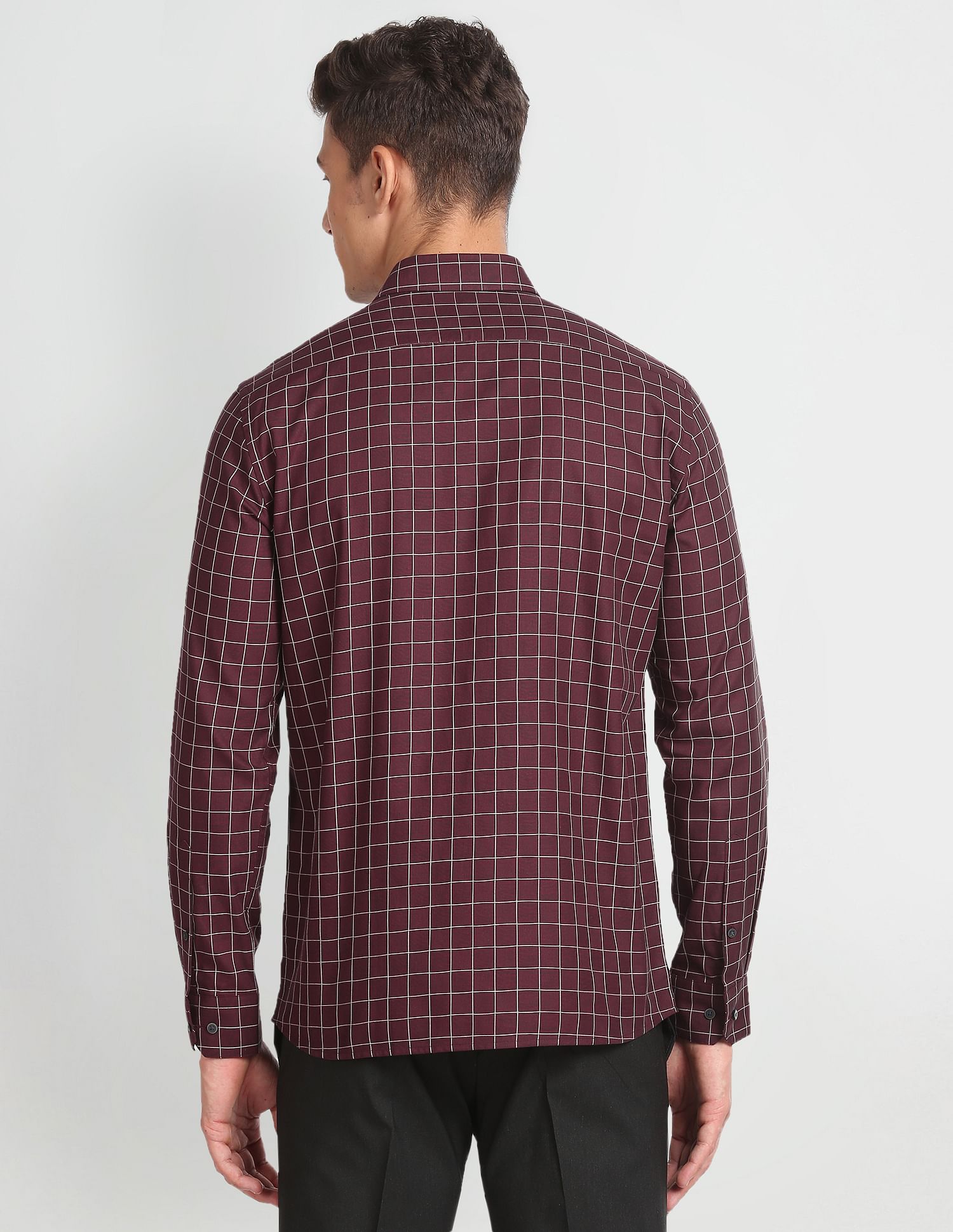 Arrow Windowpane Check Dobby Shirt