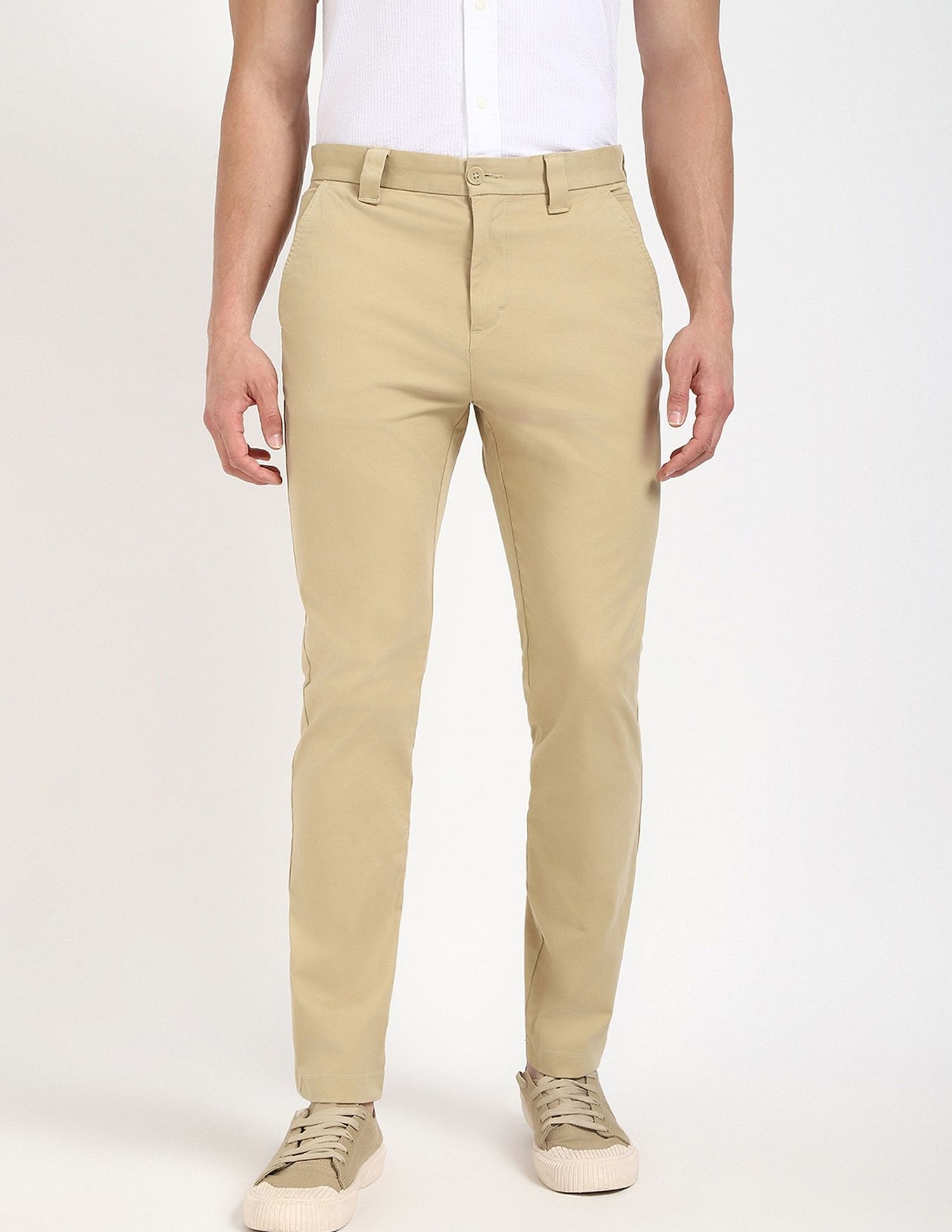 Tommy Hilfiger Solid Relaxed Fit Trouser