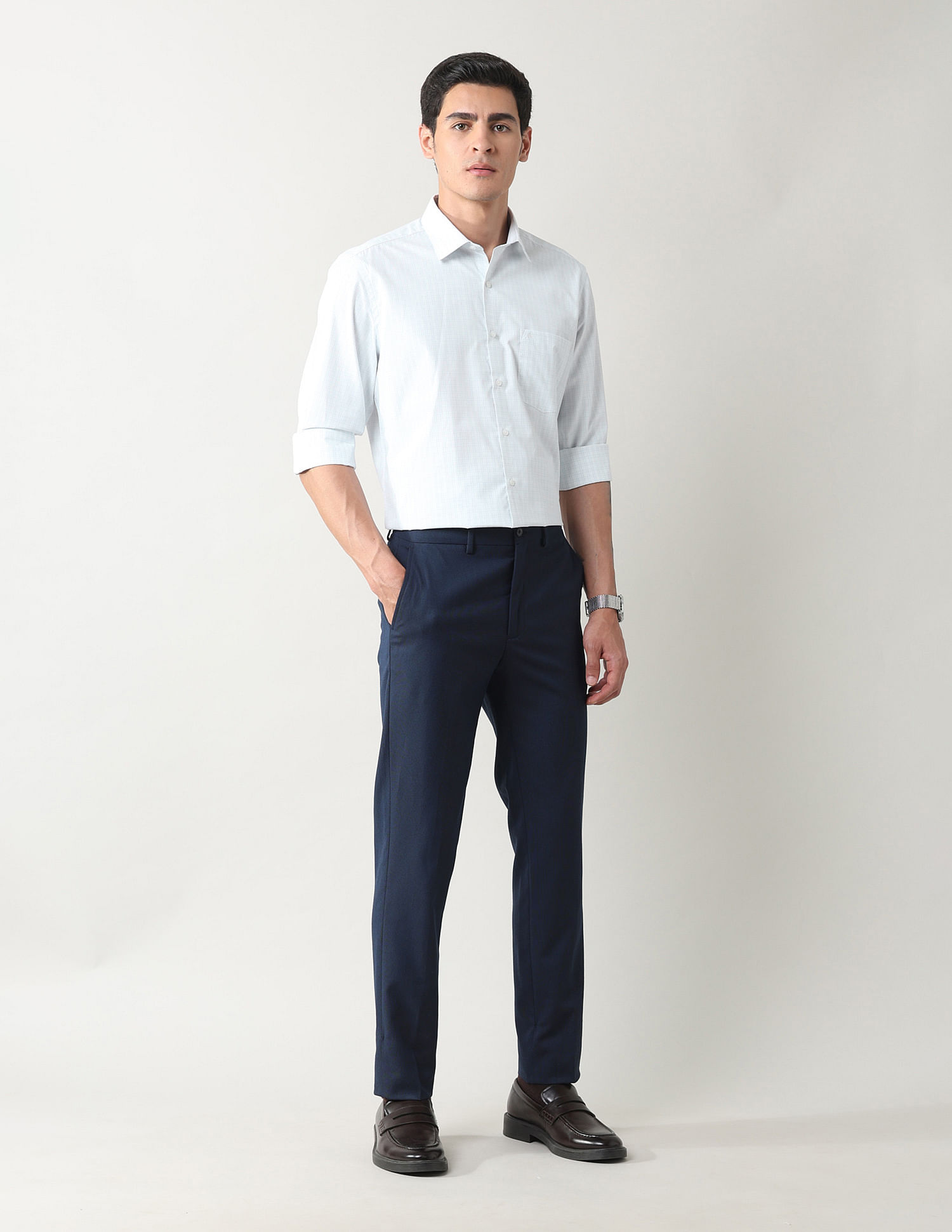 Arrow Graph Checked Liberty Classic Fit Shirt