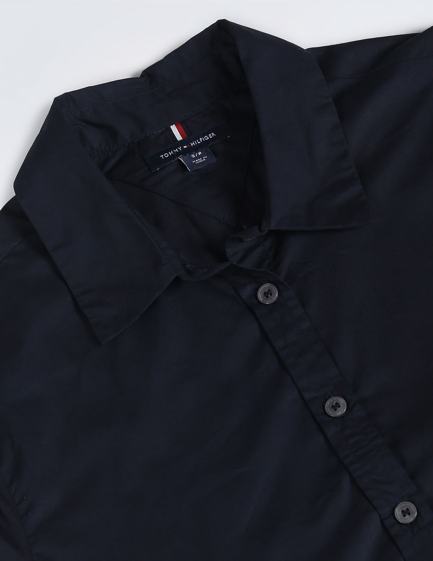 Tommy Hilfiger Solid Lace Feminine Shirt
