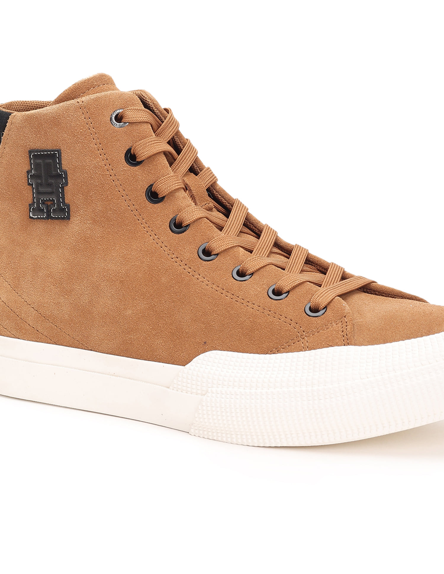 Tommy Hilfiger Men\'s Grizzly Quilted Faux-Suede Sneakers Med Brown NIB Tommy Hilfiger Men main image 4