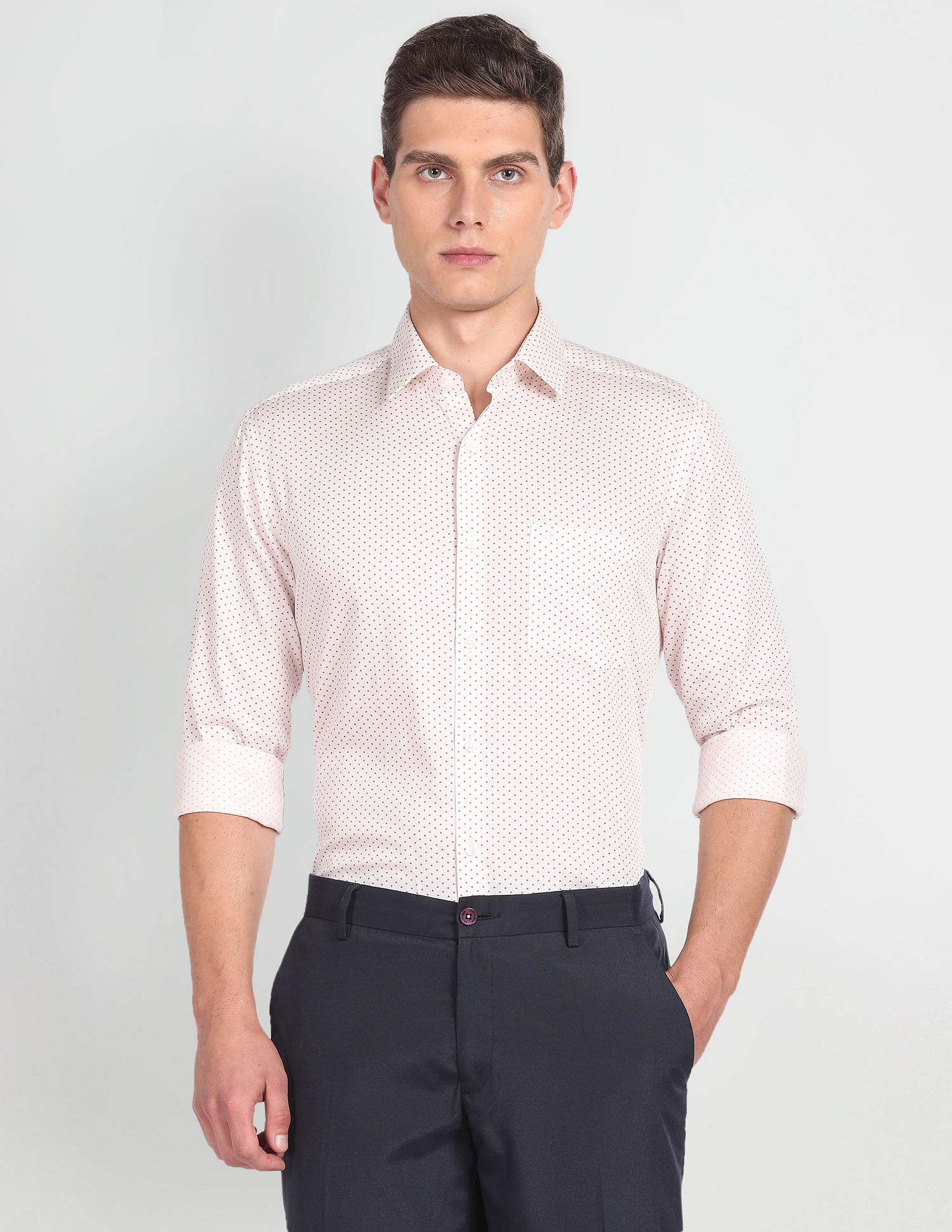 Arrow Manhattan Slim Fit Floral Shirt