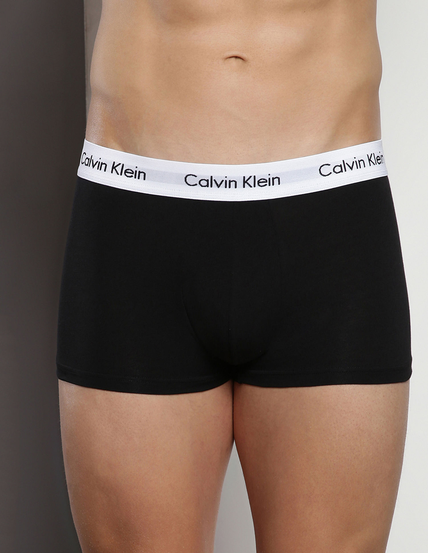 Calvin Klein Underwear Low Rise Solid Trunks - Pack Of 3
