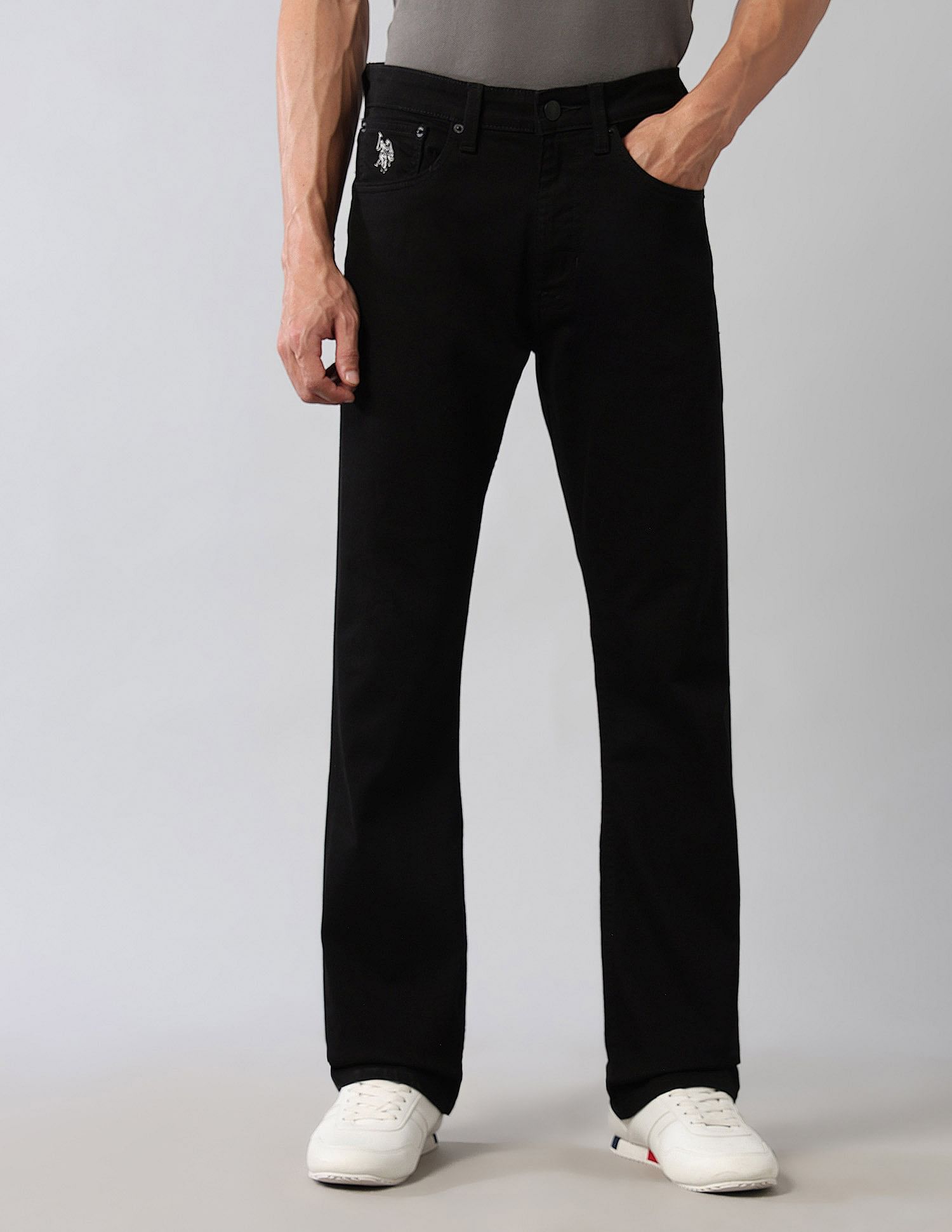 U.S. Polo Assn. Denim Co. Connor Bootcut Fit Black Jeans