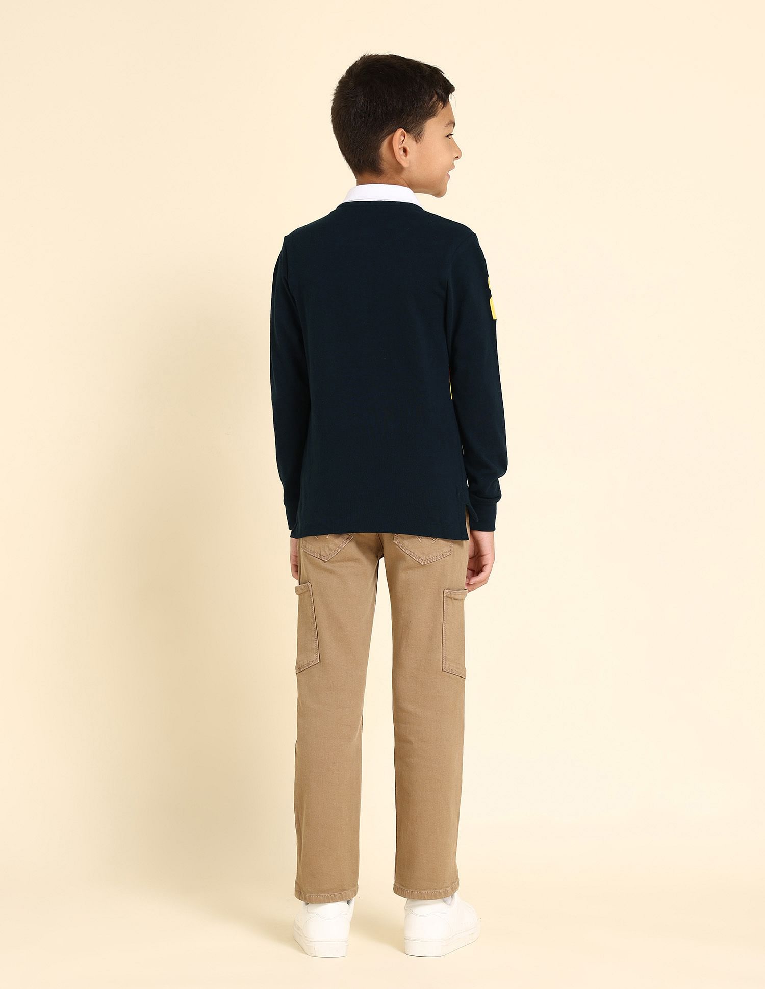 U.S. Polo Assn. Kids Boys Colour Blocked Polo Shirt