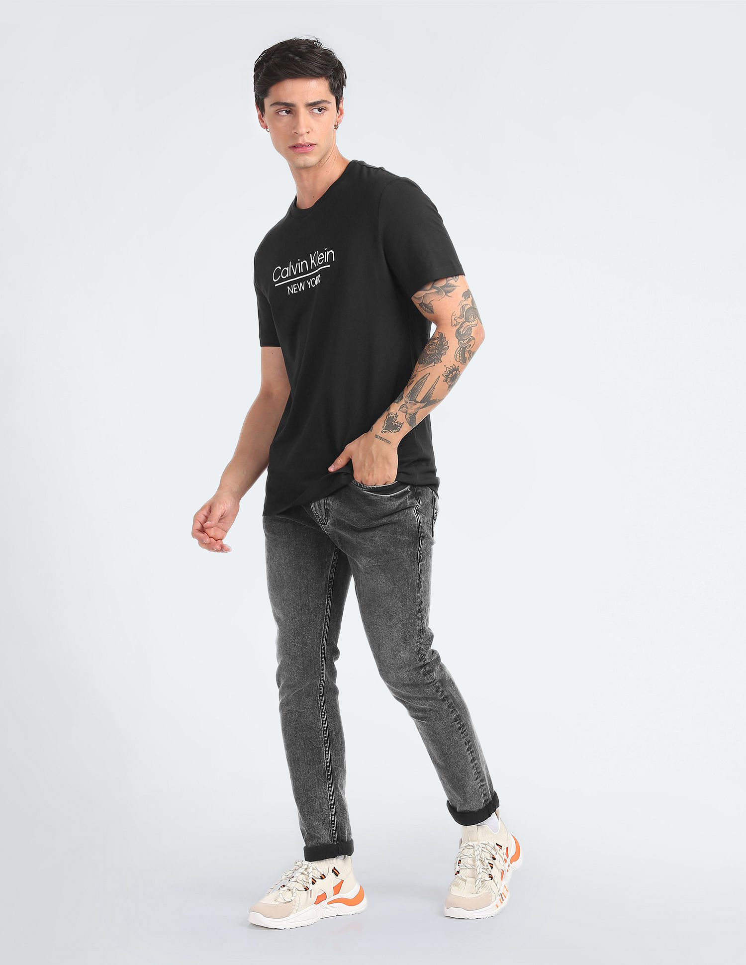 Calvin Klein Recycled Cotton New York Logo T-Shirt