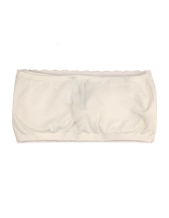 Aeropostale Lace Front Padded Bandeau Bra