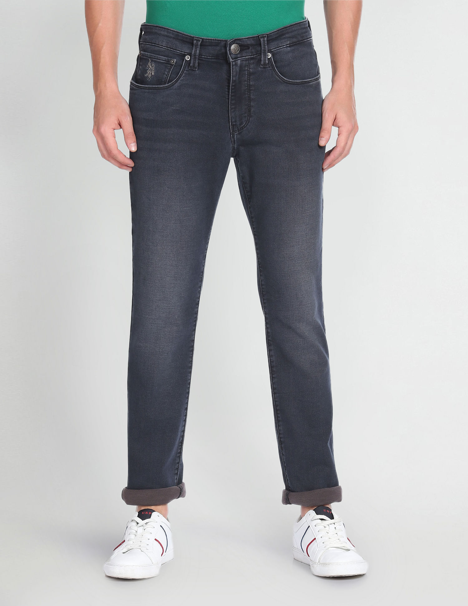 U.S. Polo Assn. Denim Co. Brandon Slim Tapered Fit Blue Jeans
