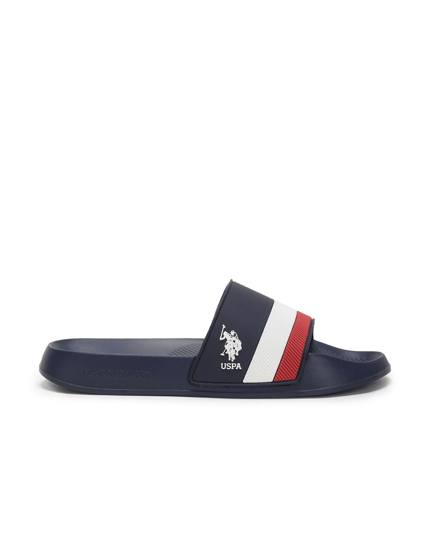 U.S. Polo Assn. Men Logo Open Toe Conex 4.0 Slides