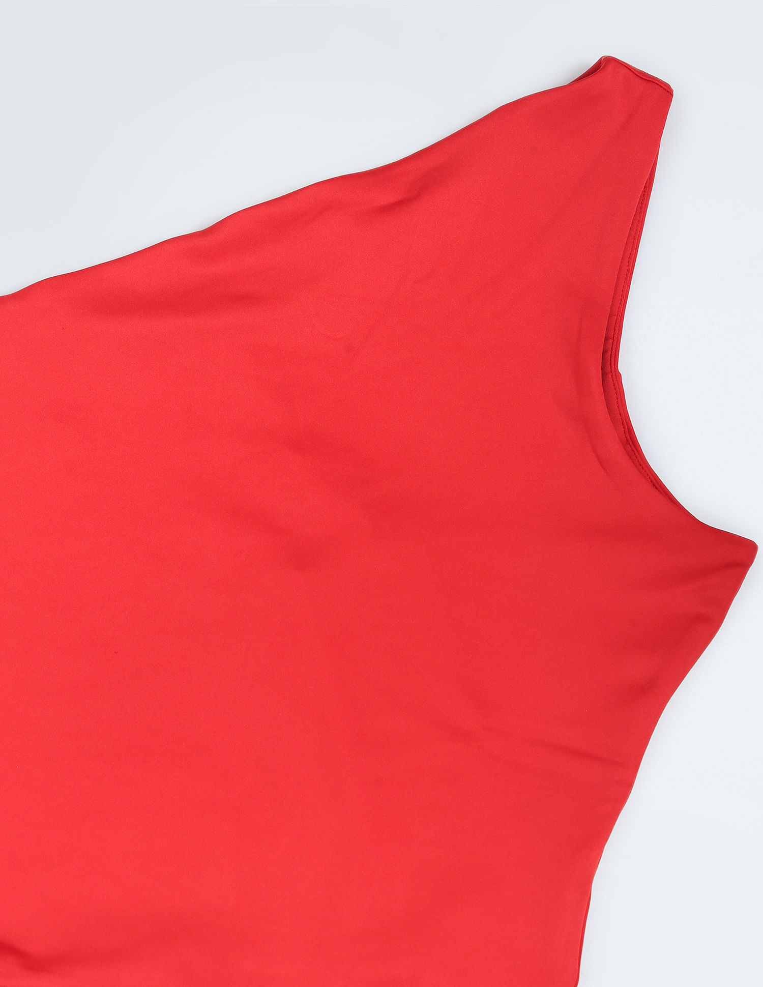 Tommy Hilfiger One Shoulder Stretch Crop Top
