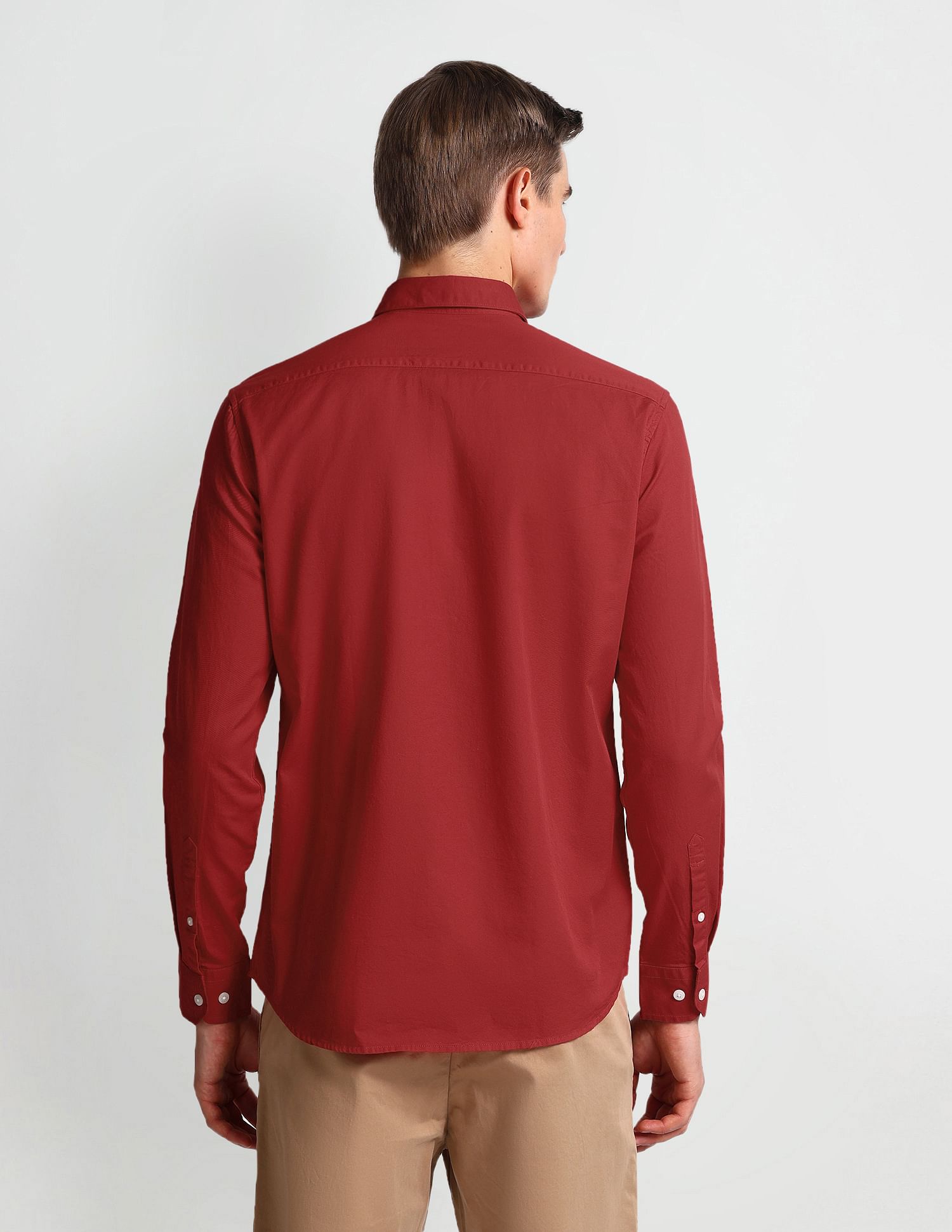 Arrow Sports Manhattan Slim Fit Twill Shirt