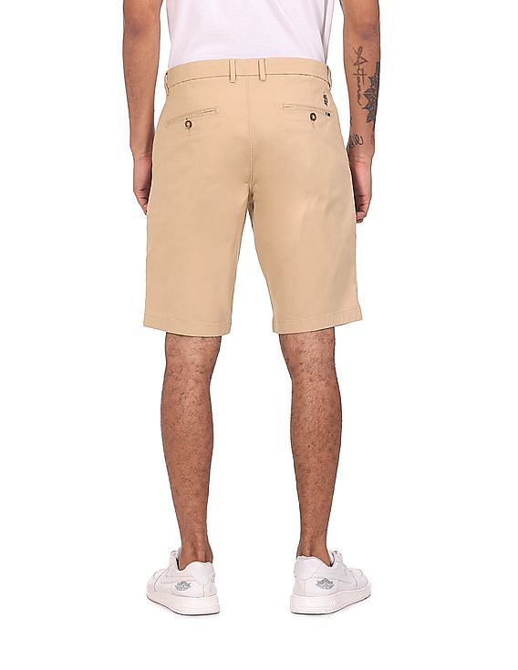 U.S. Polo Assn. Mid Rise Solid Shorts