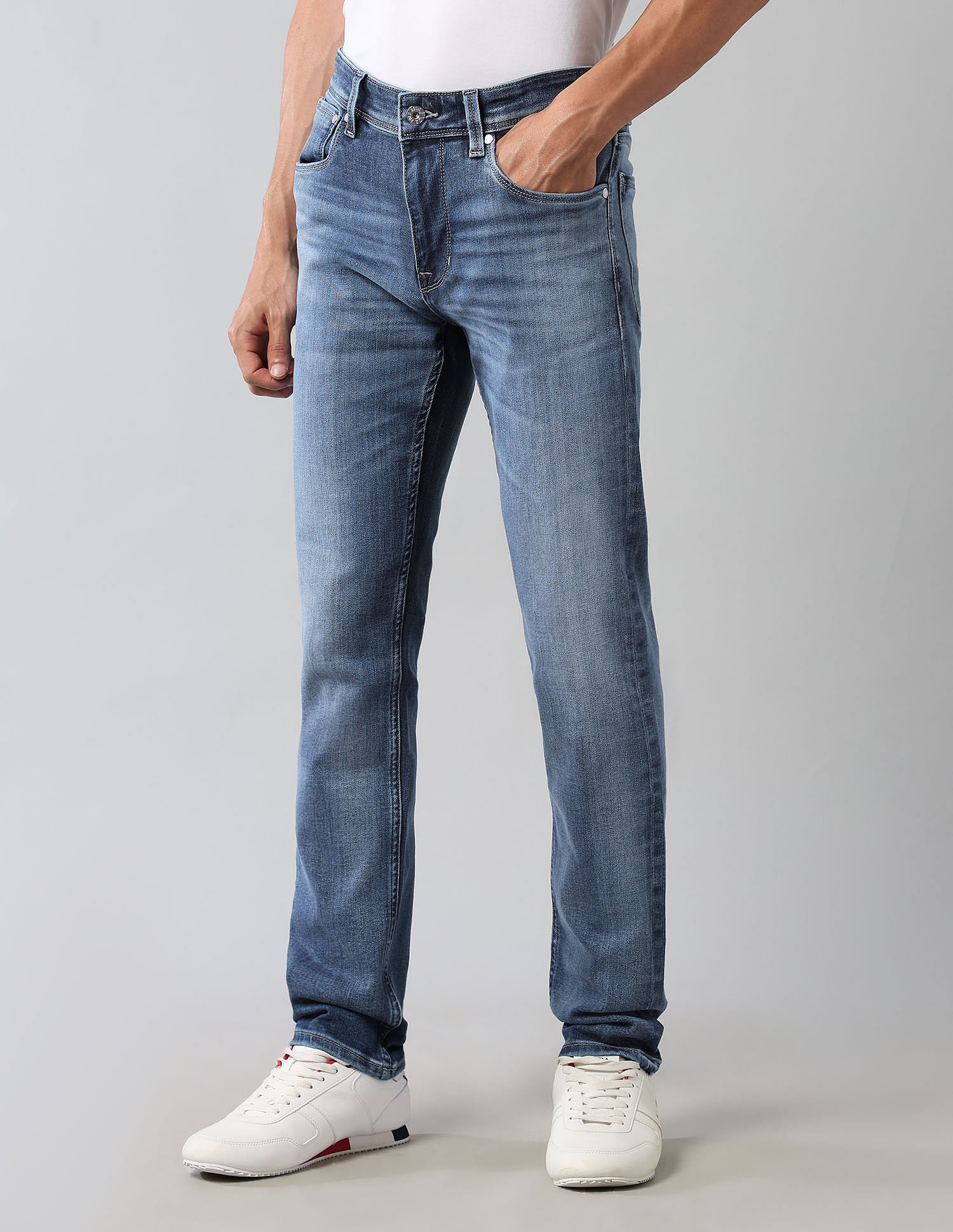 U.S. Polo Assn. Denim Co. Regallo Skinny Fit Blue Super Stretch Jeans