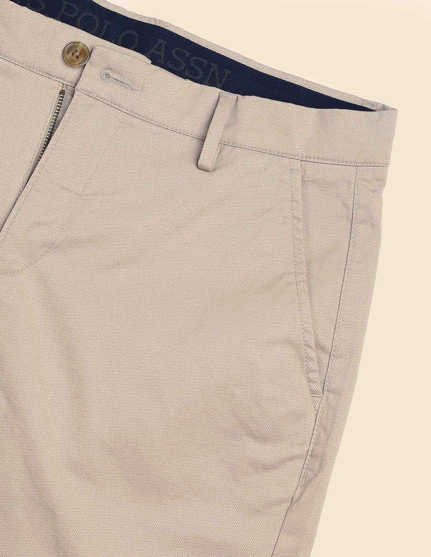 U.S. Polo Assn. Mid Rise Slim Fit Chino Shorts
