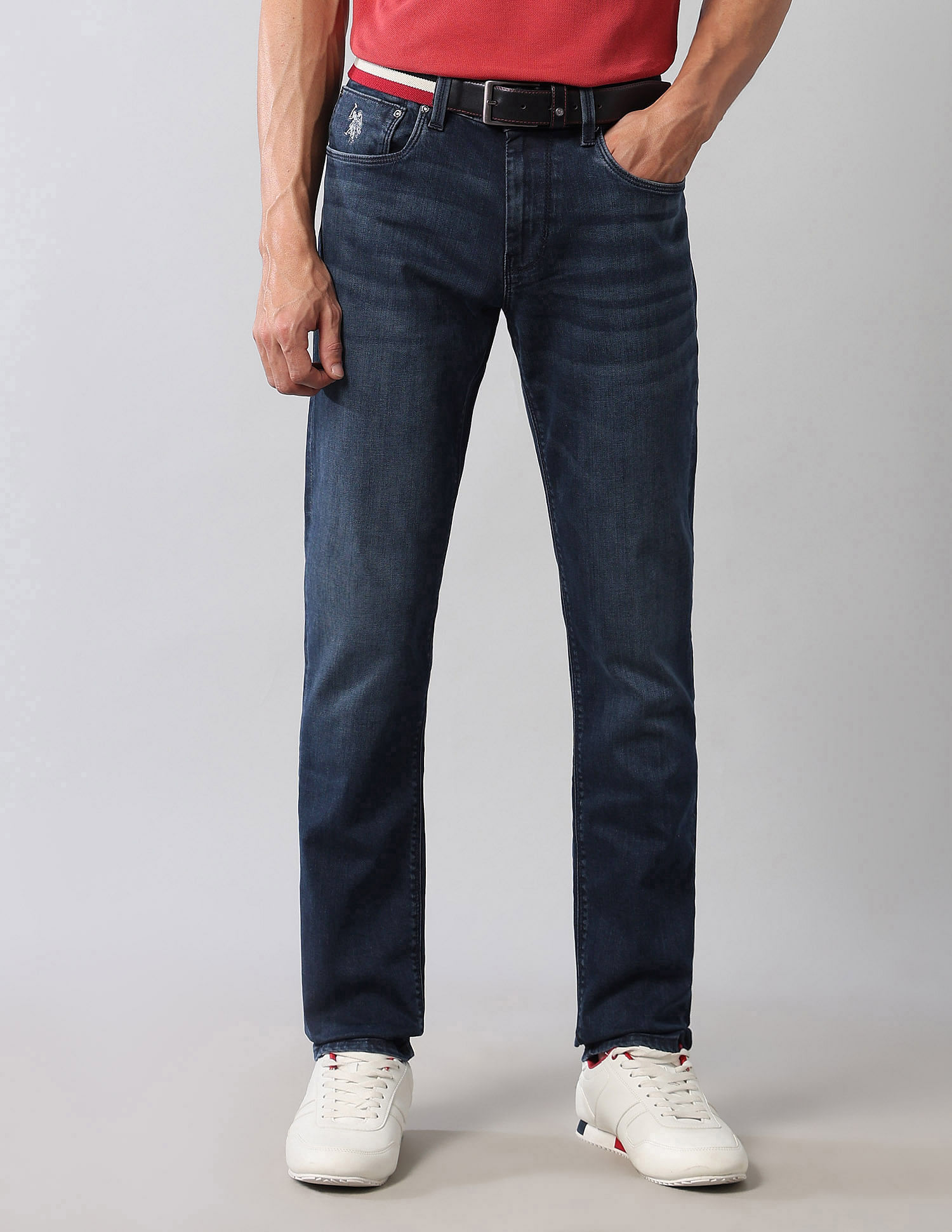 U.S. Polo Assn. Denim Co. Brandon Slim Tapered Fit Blue Jeans