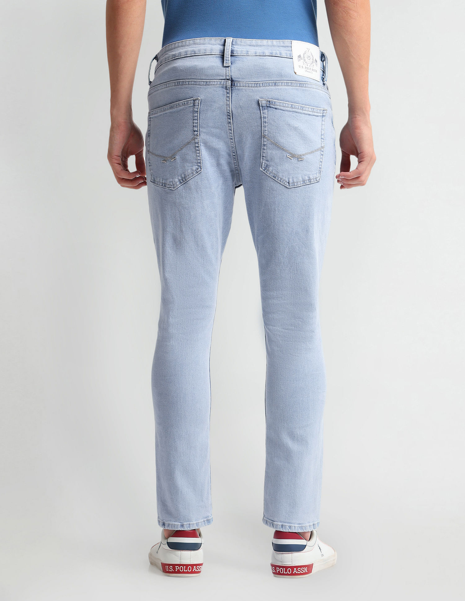 U.S. Polo Assn. Denim Co. Henry Tapered Cropped Fit Blue Jeans