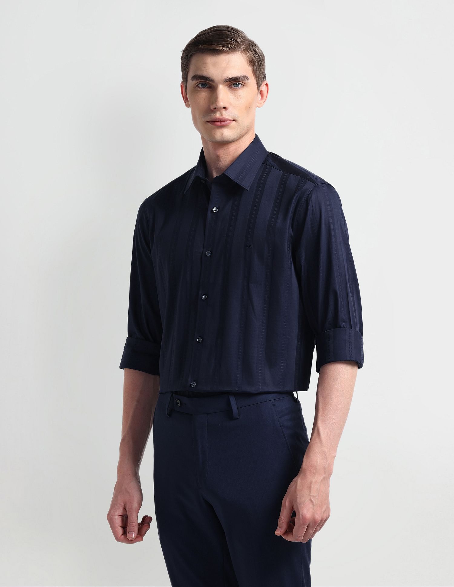 Arrow 1851 Tailored Fit Pure Cotton Shirt