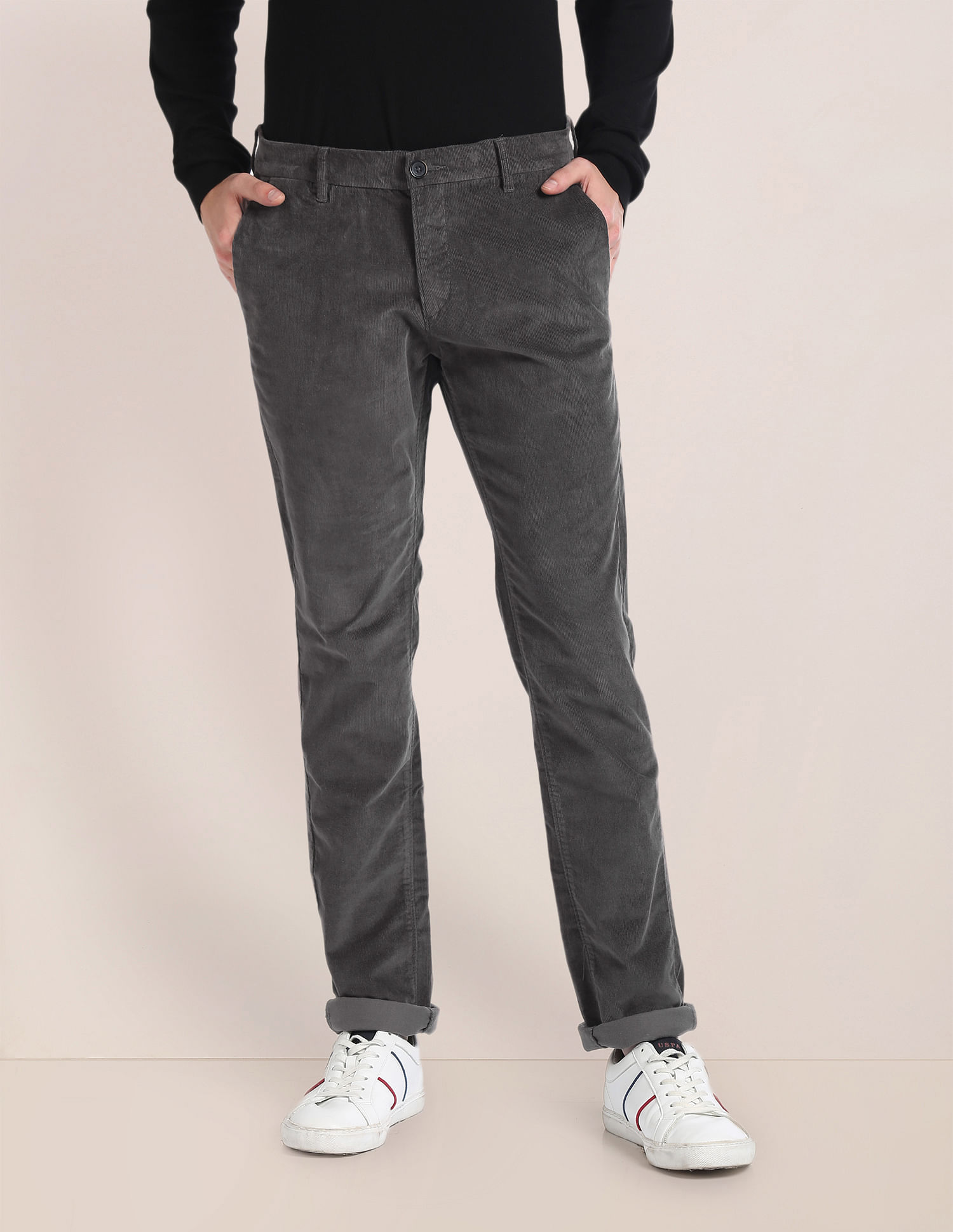 Corduroy trousers (232M280DE1890) for Man | Sporty style, Fitted trousers,  Trousers