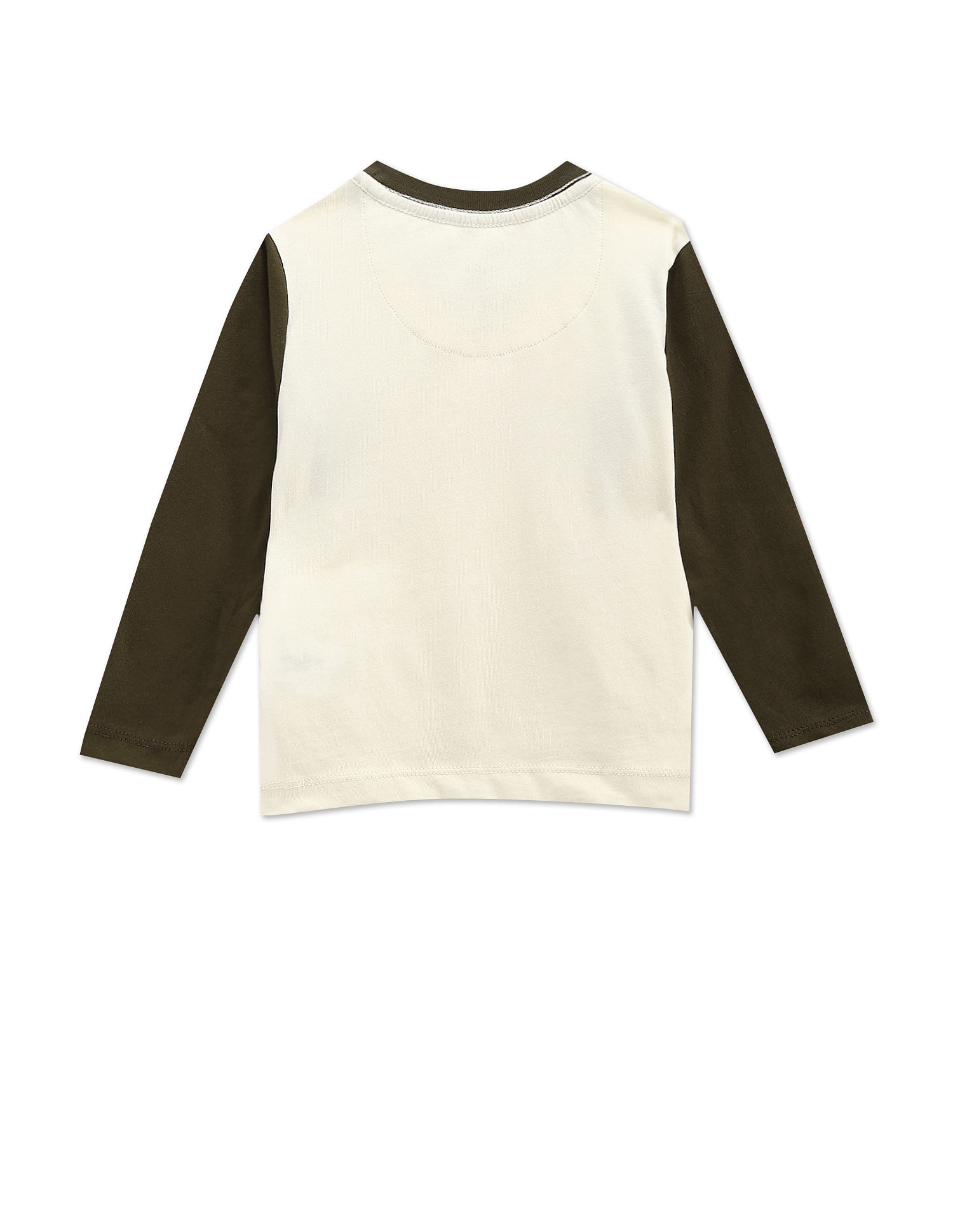 U.S. Polo Assn. Kids Boys Colour Block Cotton  T-Shirt