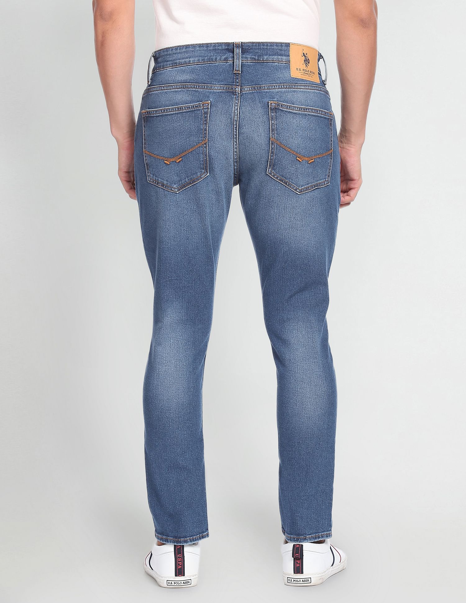 U.S. Polo Assn. Denim Co. Henry Cropped Fit Blue Jeans