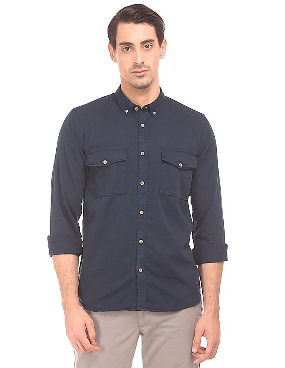 cherokee button down shirt