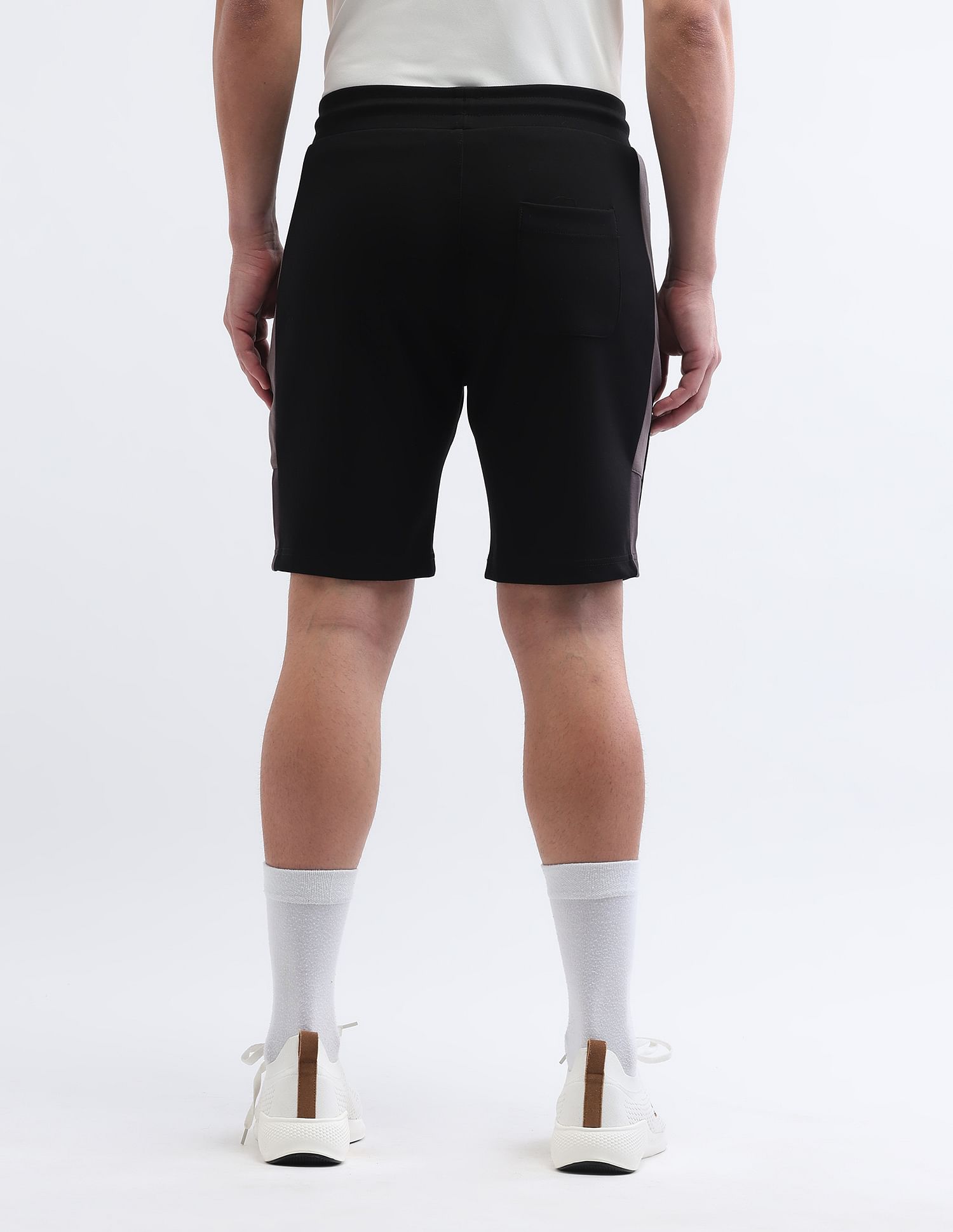 USPA Active Solid Slim Fit Shorts