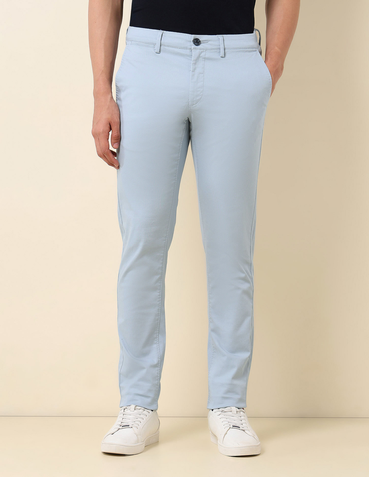 U.S. Polo Assn. Dobby Austin Slim Fit Trousers